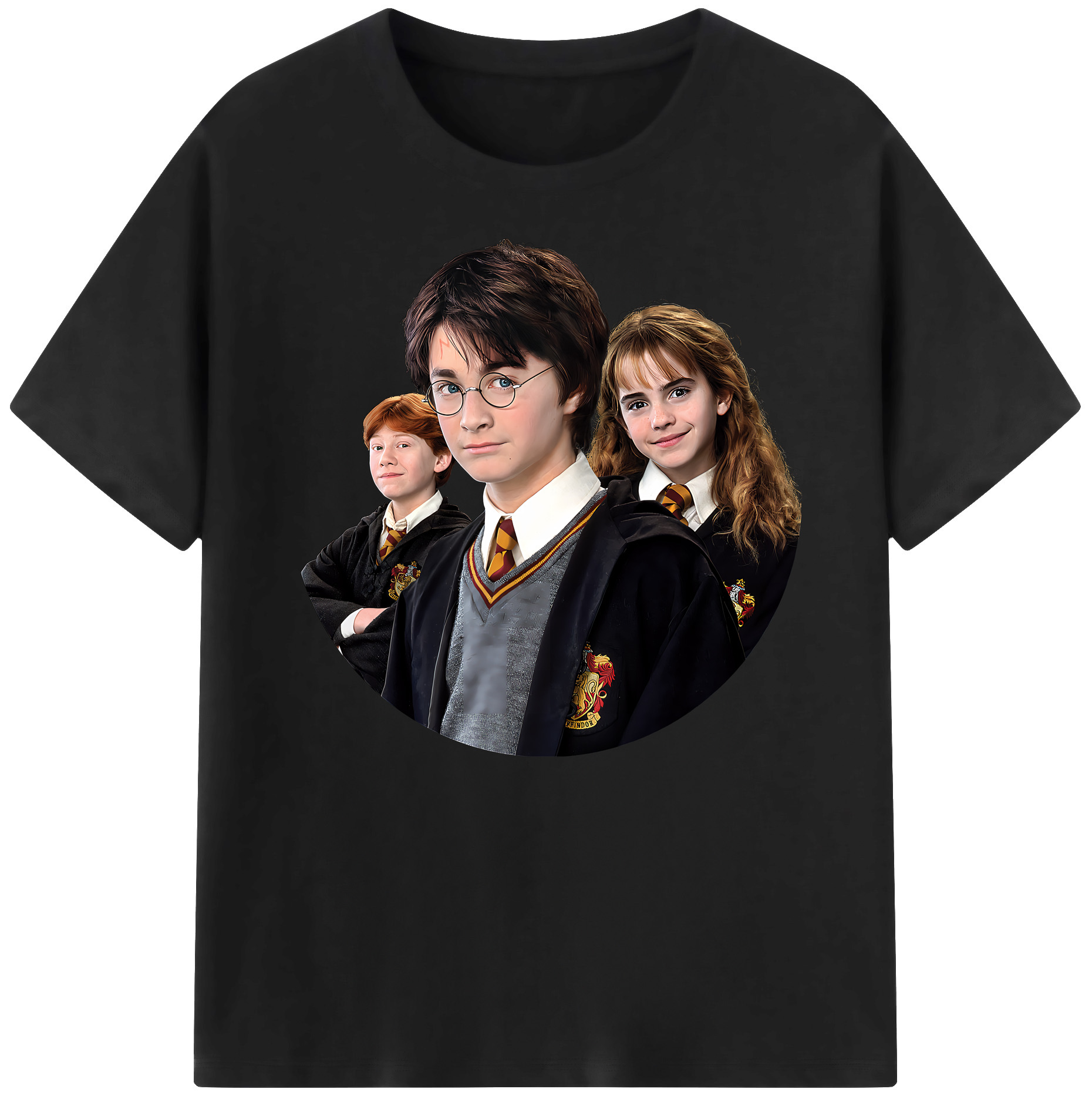 （画像用） Harry Potter ハリー・ポッターシリーズ 綿100％ メンズ半袖Tシャツ｜肌触りやわらか＆通気性