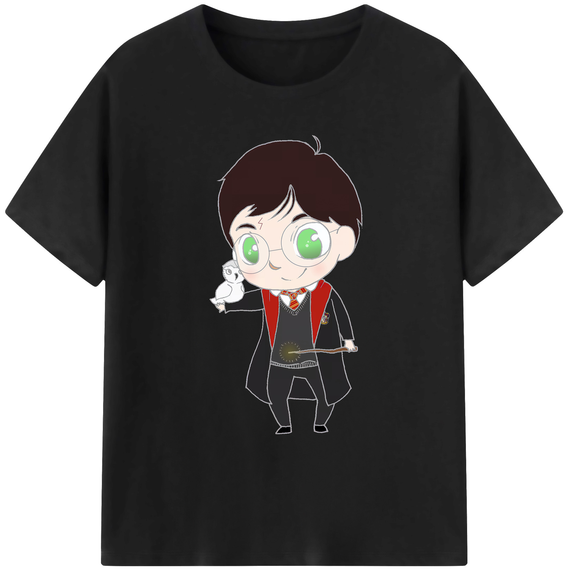 （画像用） Harry Potter ハリー・ポッターシリーズ 綿100％ メンズ半袖Tシャツ｜肌触りやわらか＆通気性