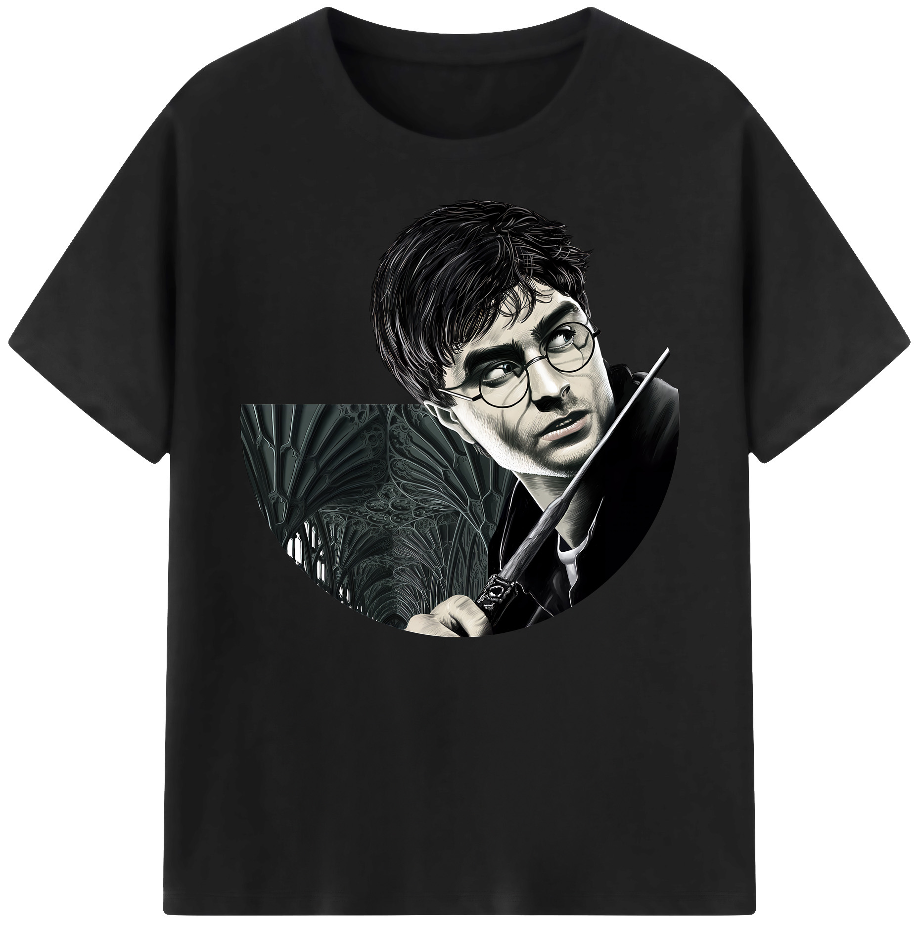 （画像用） Harry Potter ハリー・ポッターシリーズ 綿100％ メンズ半袖Tシャツ｜肌触りやわらか＆通気性