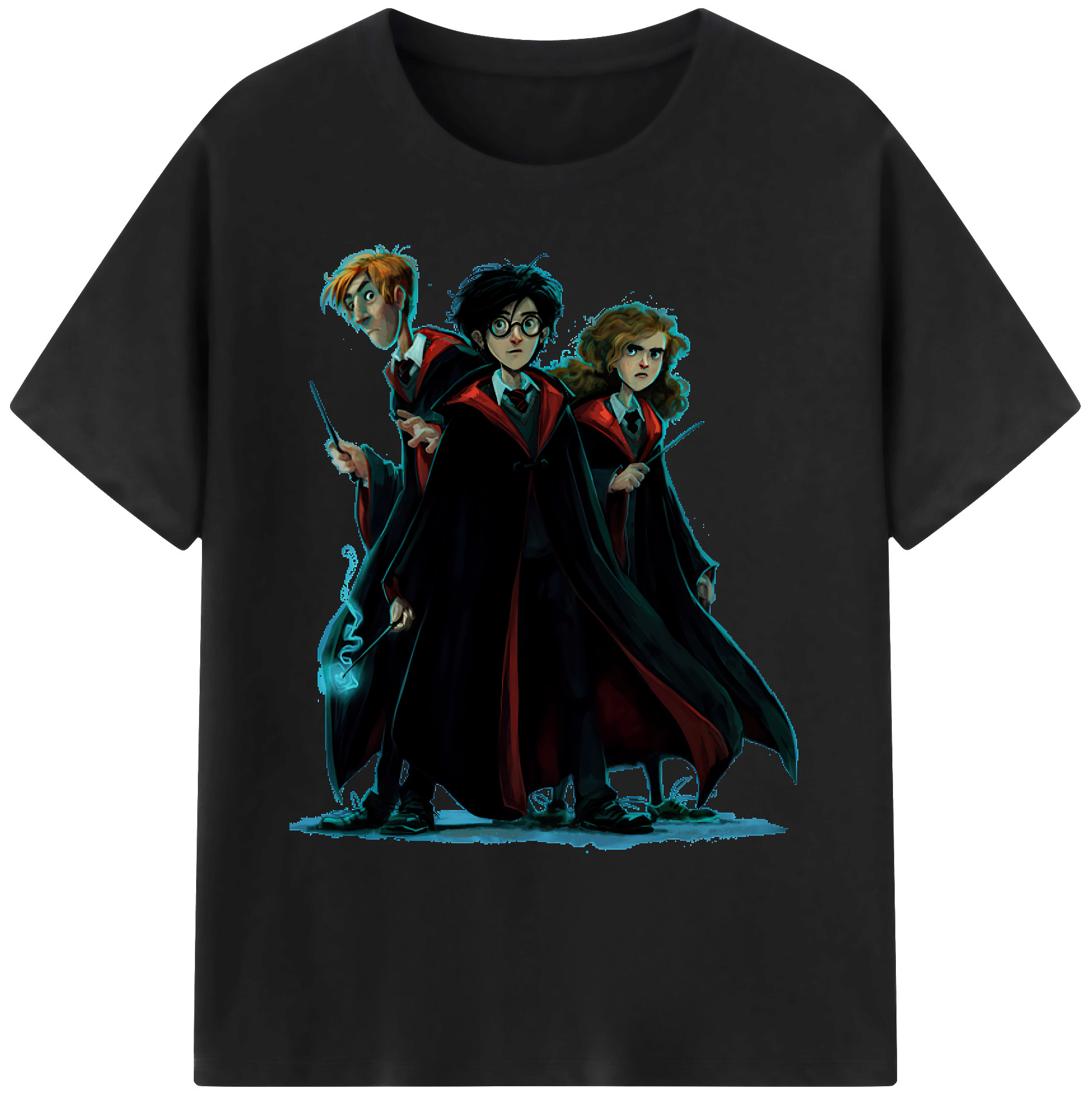 （画像用） Harry Potter ハリー・ポッターシリーズ 綿100％ メンズ半袖Tシャツ｜肌触りやわらか＆通気性