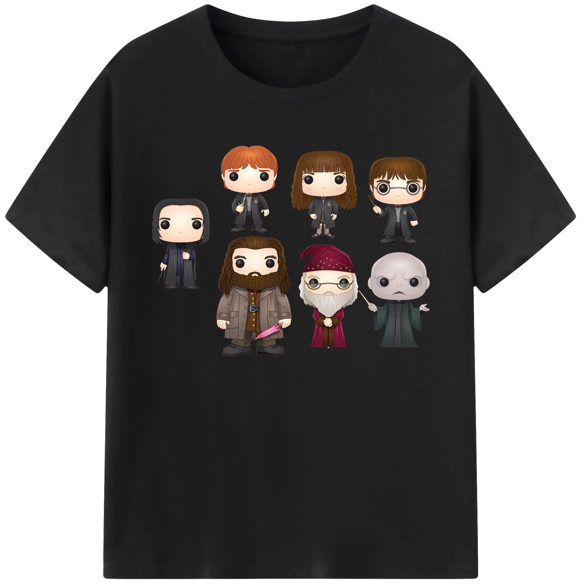 （画像用） Harry Potter ハリー・ポッターシリーズ 綿100％ メンズ半袖Tシャツ｜肌触りやわらか＆通気性