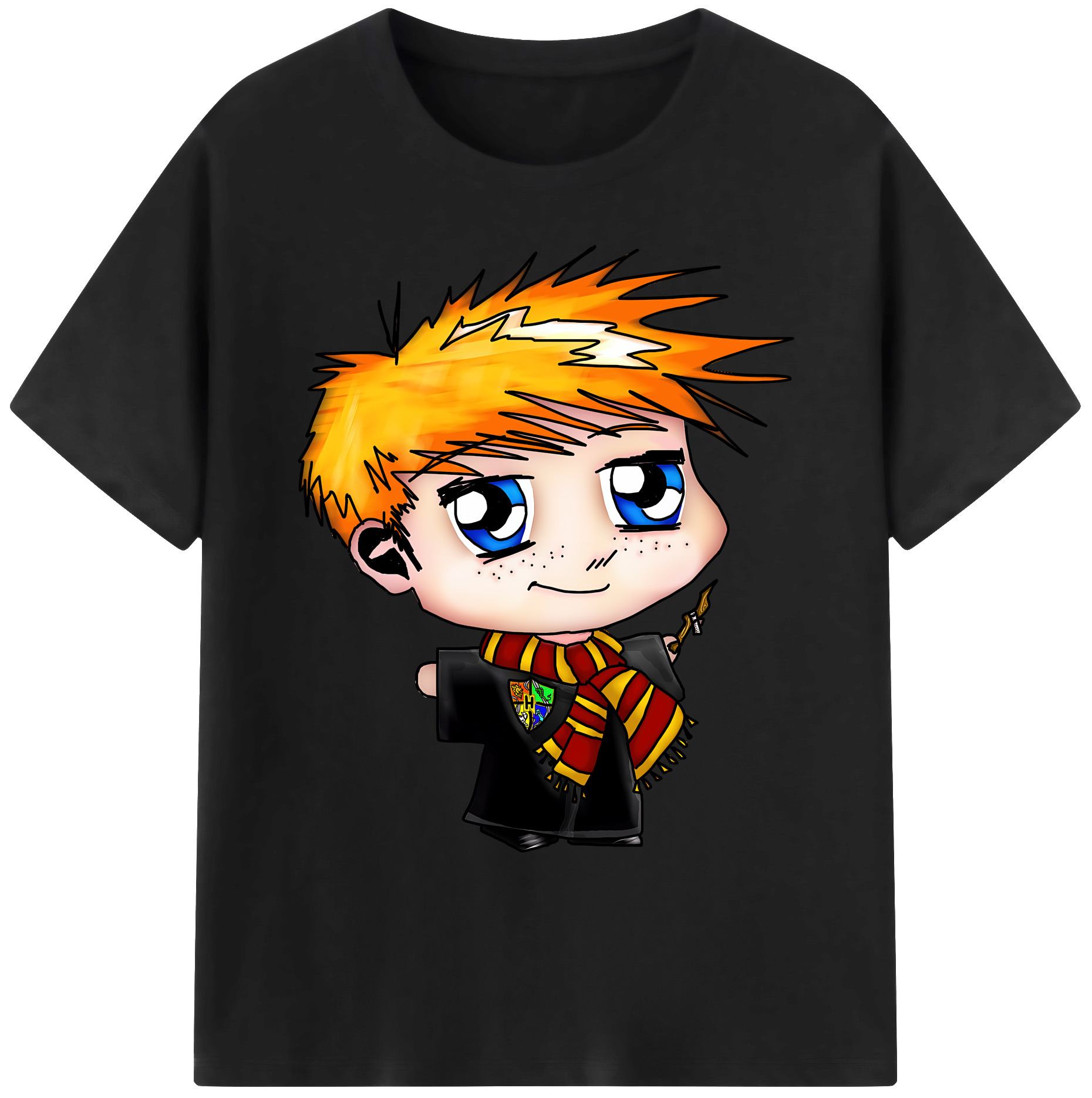 （画像用） Harry Potter ハリー・ポッターシリーズ 綿100％ メンズ半袖Tシャツ｜肌触りやわらか＆通気性