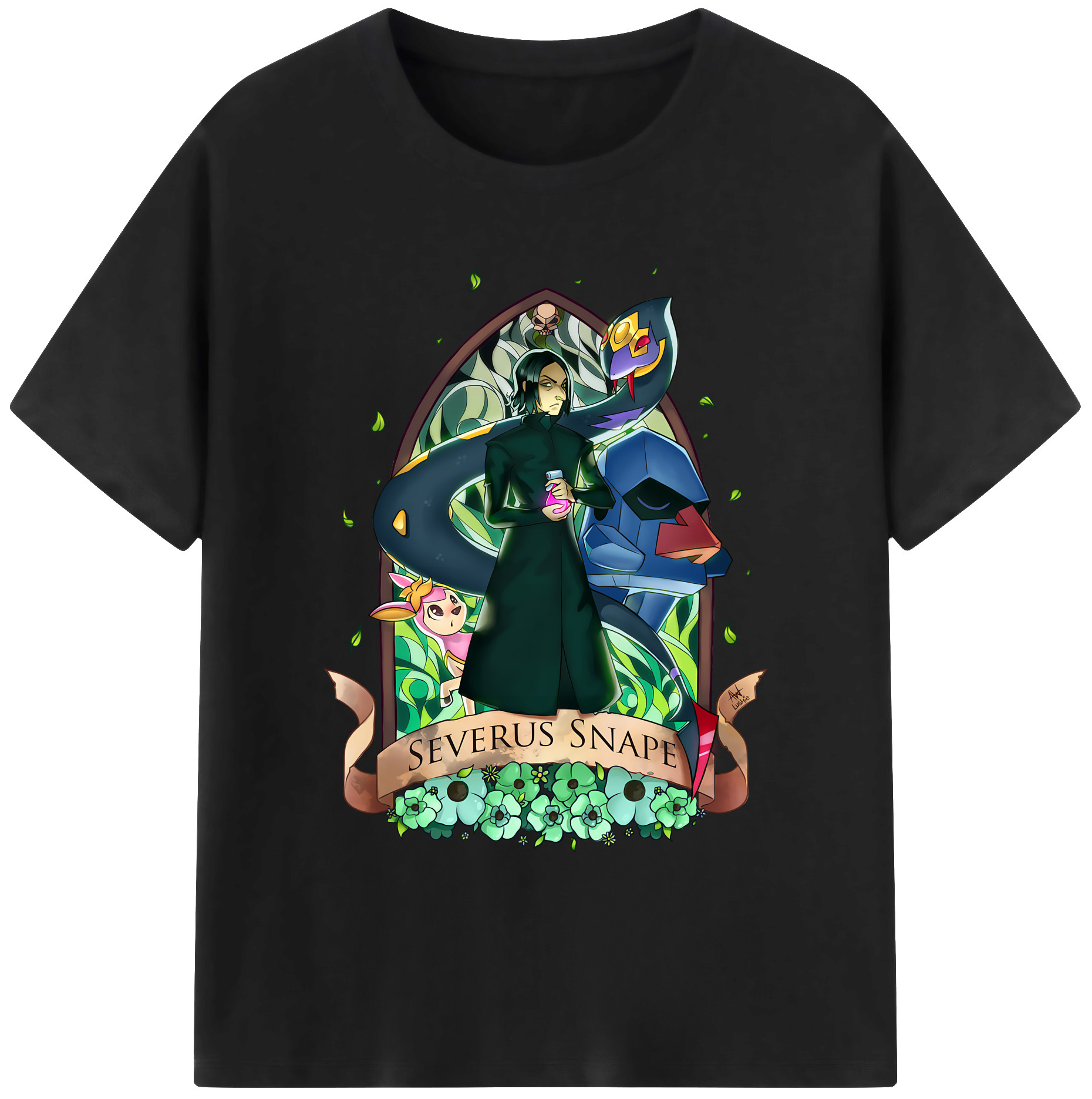 （画像用） Harry Potter ハリー・ポッターシリーズ 綿100％ メンズ半袖Tシャツ｜肌触りやわらか＆通気性