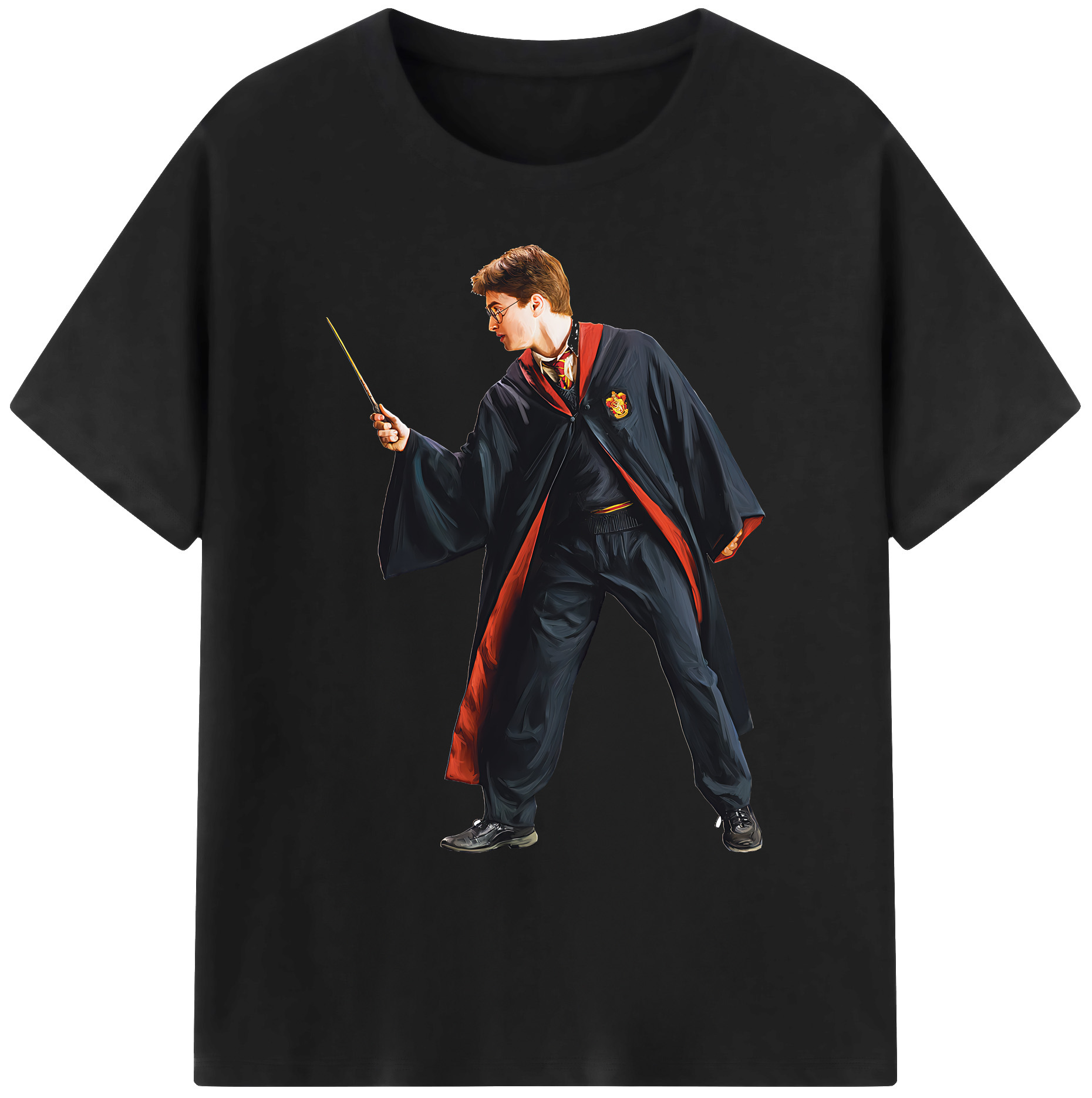 （画像用） Harry Potter ハリー・ポッターシリーズ 綿100％ メンズ半袖Tシャツ｜肌触りやわらか＆通気性