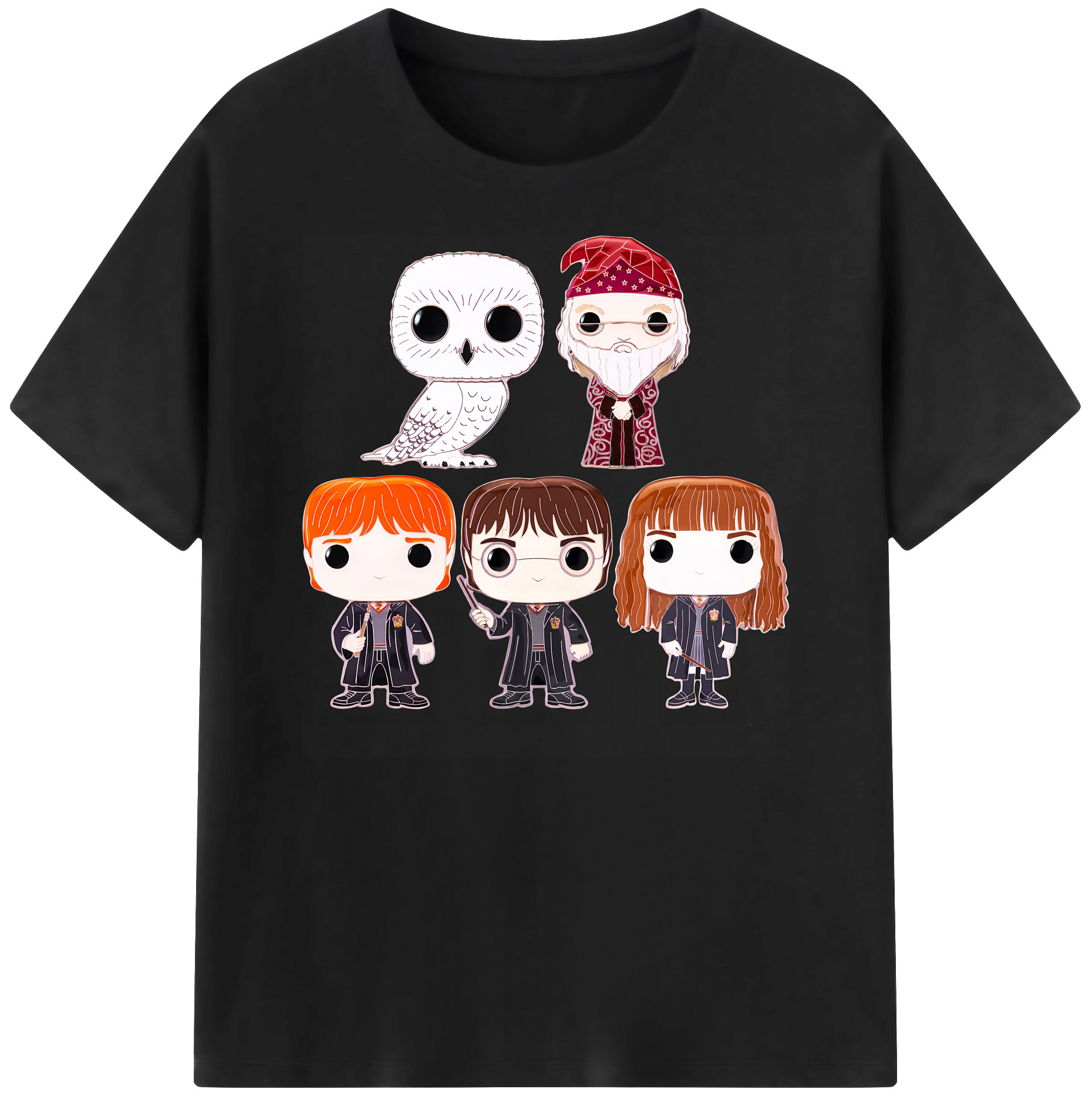 （画像用） Harry Potter ハリー・ポッターシリーズ 綿100％ メンズ半袖Tシャツ｜肌触りやわらか＆通気性