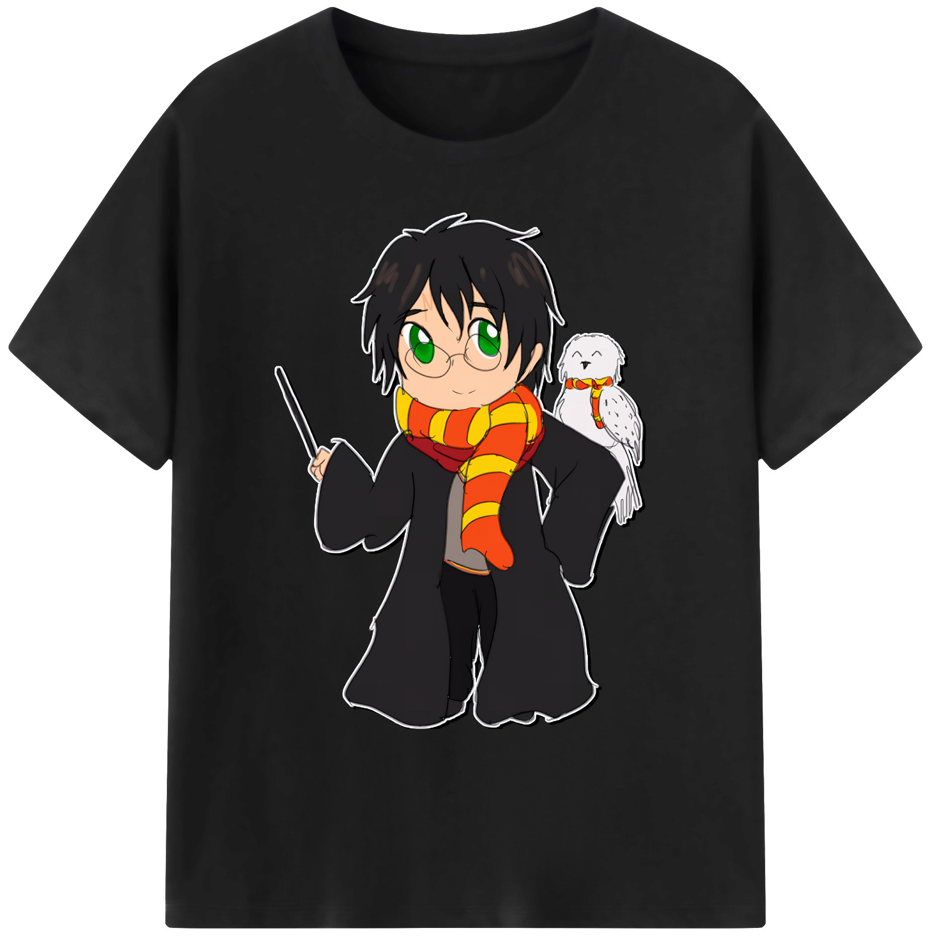 （画像用） Harry Potter ハリー・ポッターシリーズ 綿100％ メンズ半袖Tシャツ｜肌触りやわらか＆通気性