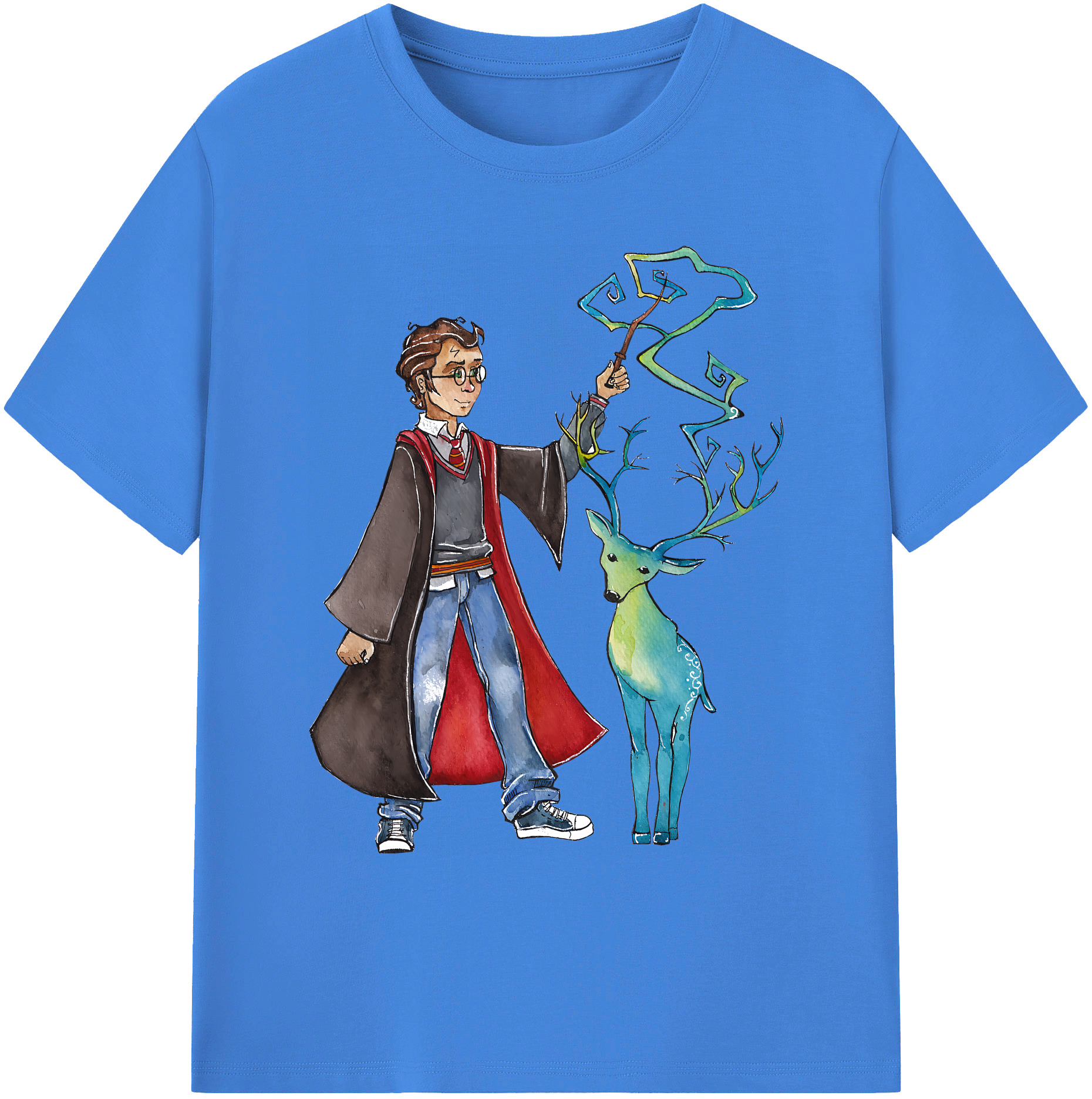 （画像用） Harry Potter ハリー・ポッターシリーズ 綿100％ メンズ半袖Tシャツ｜肌触りやわらか＆通気性