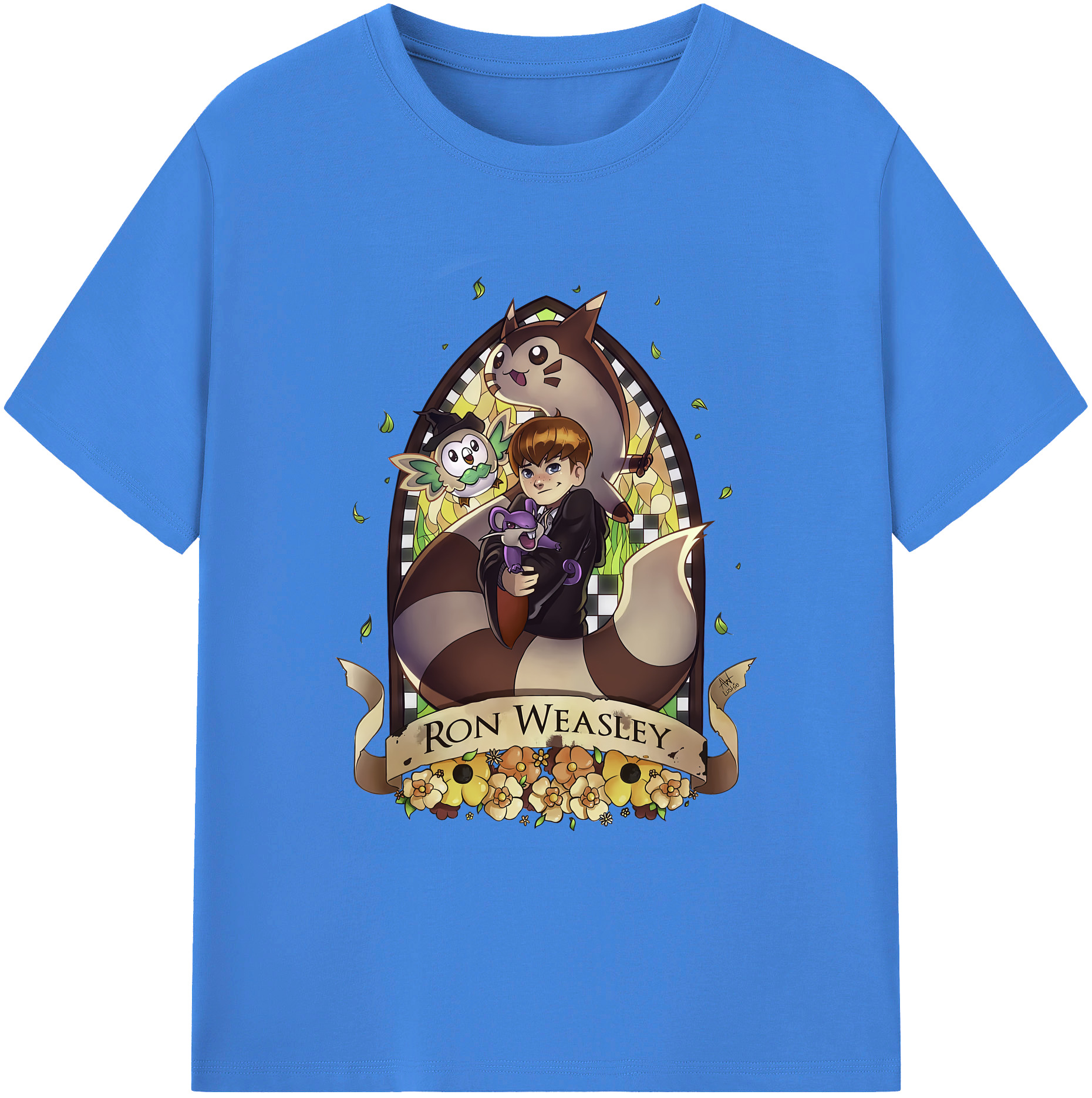 （画像用） Harry Potter ハリー・ポッターシリーズ 綿100％ メンズ半袖Tシャツ｜肌触りやわらか＆通気性