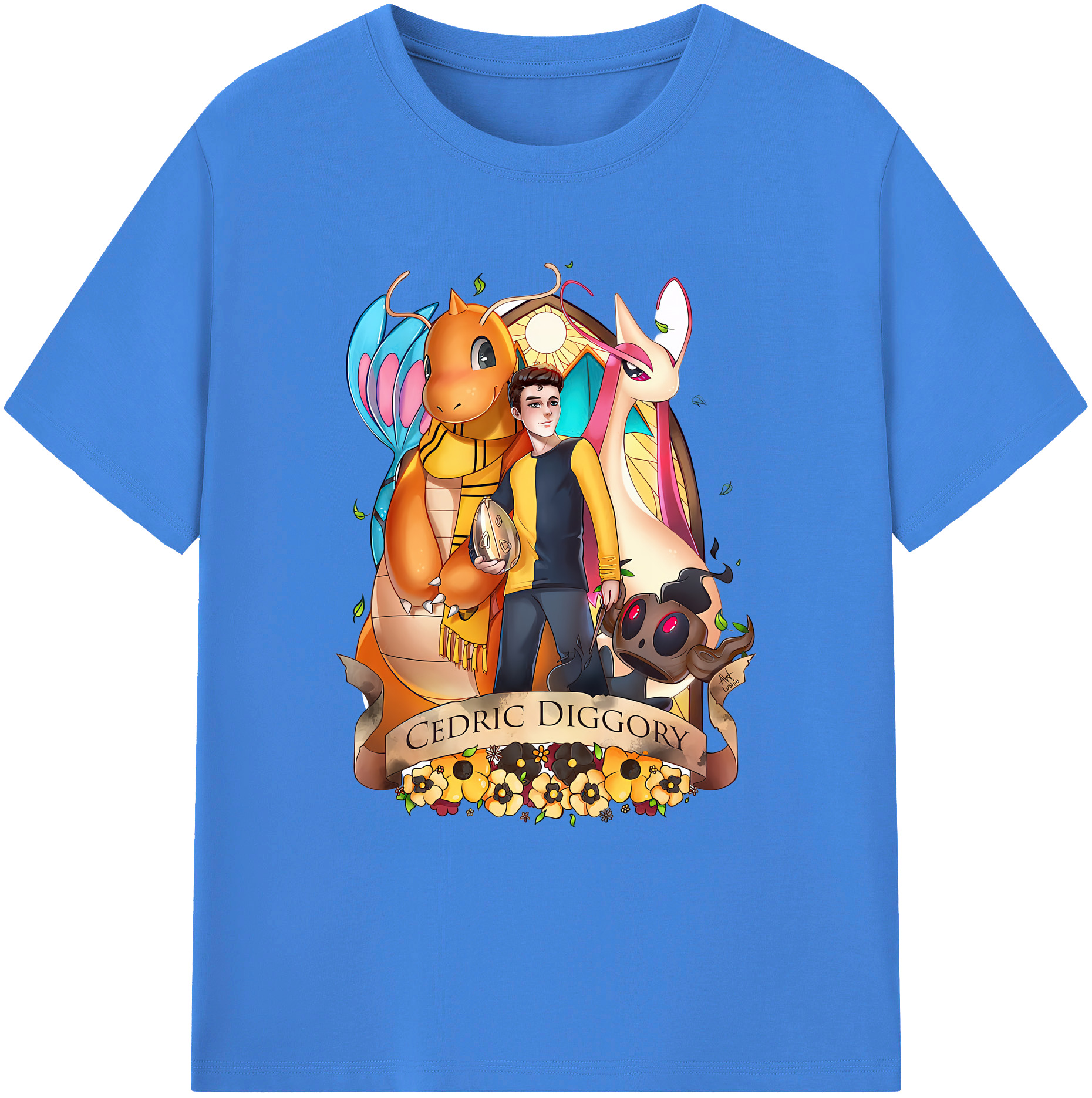 （画像用） Harry Potter ハリー・ポッターシリーズ 綿100％ メンズ半袖Tシャツ｜肌触りやわらか＆通気性
