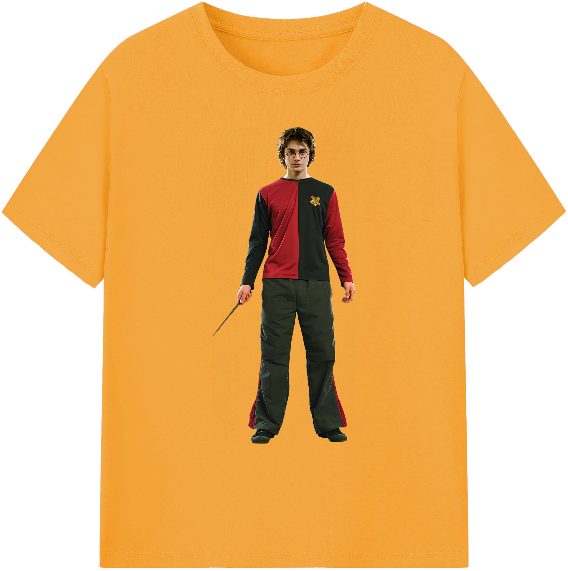 （画像用） Harry Potter ハリー・ポッターシリーズ 綿100％ メンズ半袖Tシャツ｜肌触りやわらか＆通気性