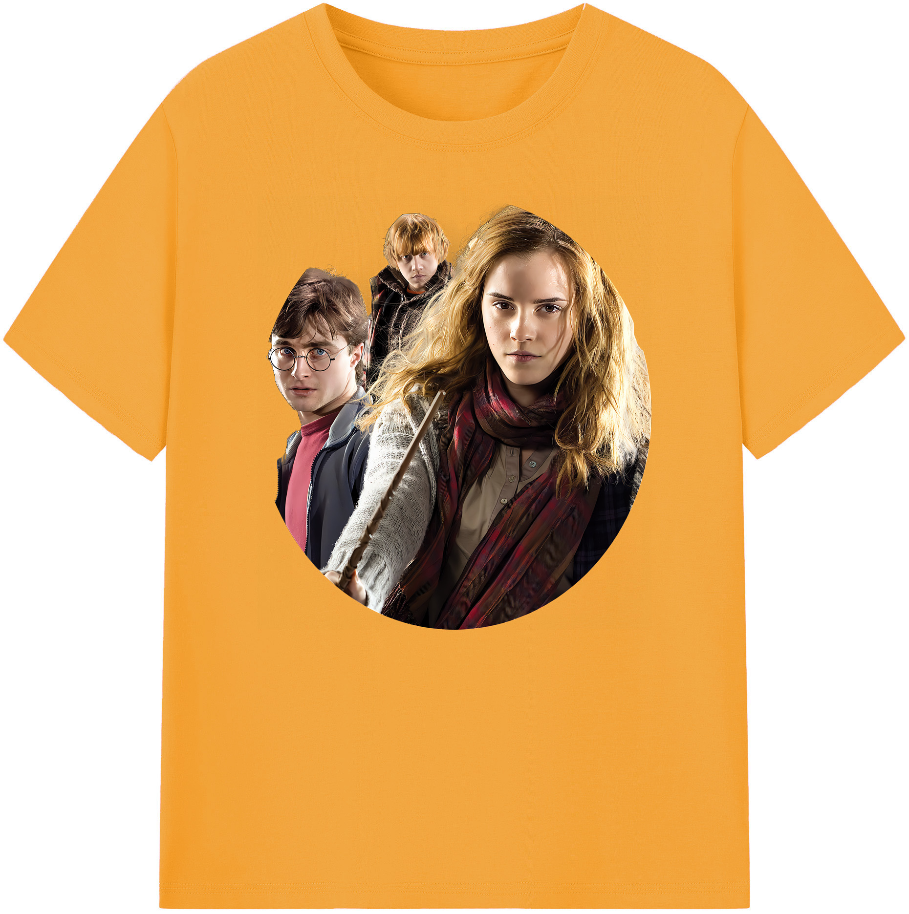 （画像用） Harry Potter ハリー・ポッターシリーズ 綿100％ メンズ半袖Tシャツ｜肌触りやわらか＆通気性
