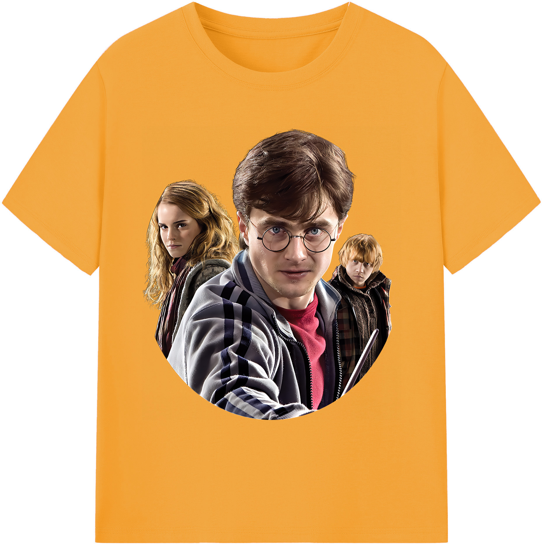 （画像用） Harry Potter ハリー・ポッターシリーズ 綿100％ メンズ半袖Tシャツ｜肌触りやわらか＆通気性