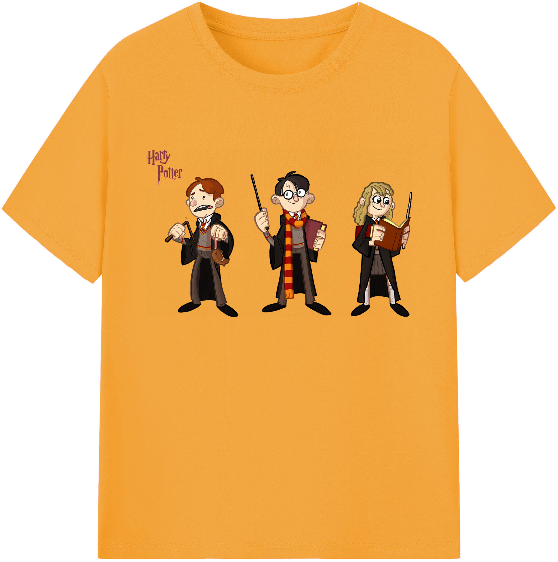 （画像用） Harry Potter ハリー・ポッターシリーズ 綿100％ メンズ半袖Tシャツ｜肌触りやわらか＆通気性