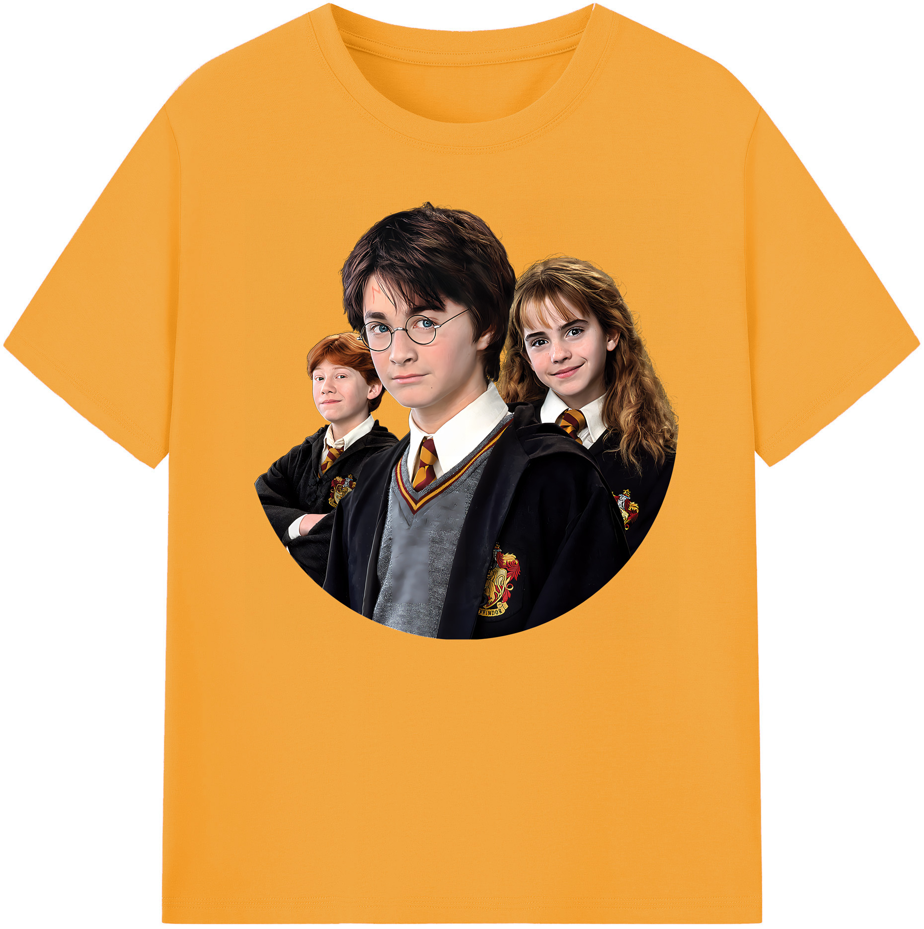（画像用） Harry Potter ハリー・ポッターシリーズ 綿100％ メンズ半袖Tシャツ｜肌触りやわらか＆通気性