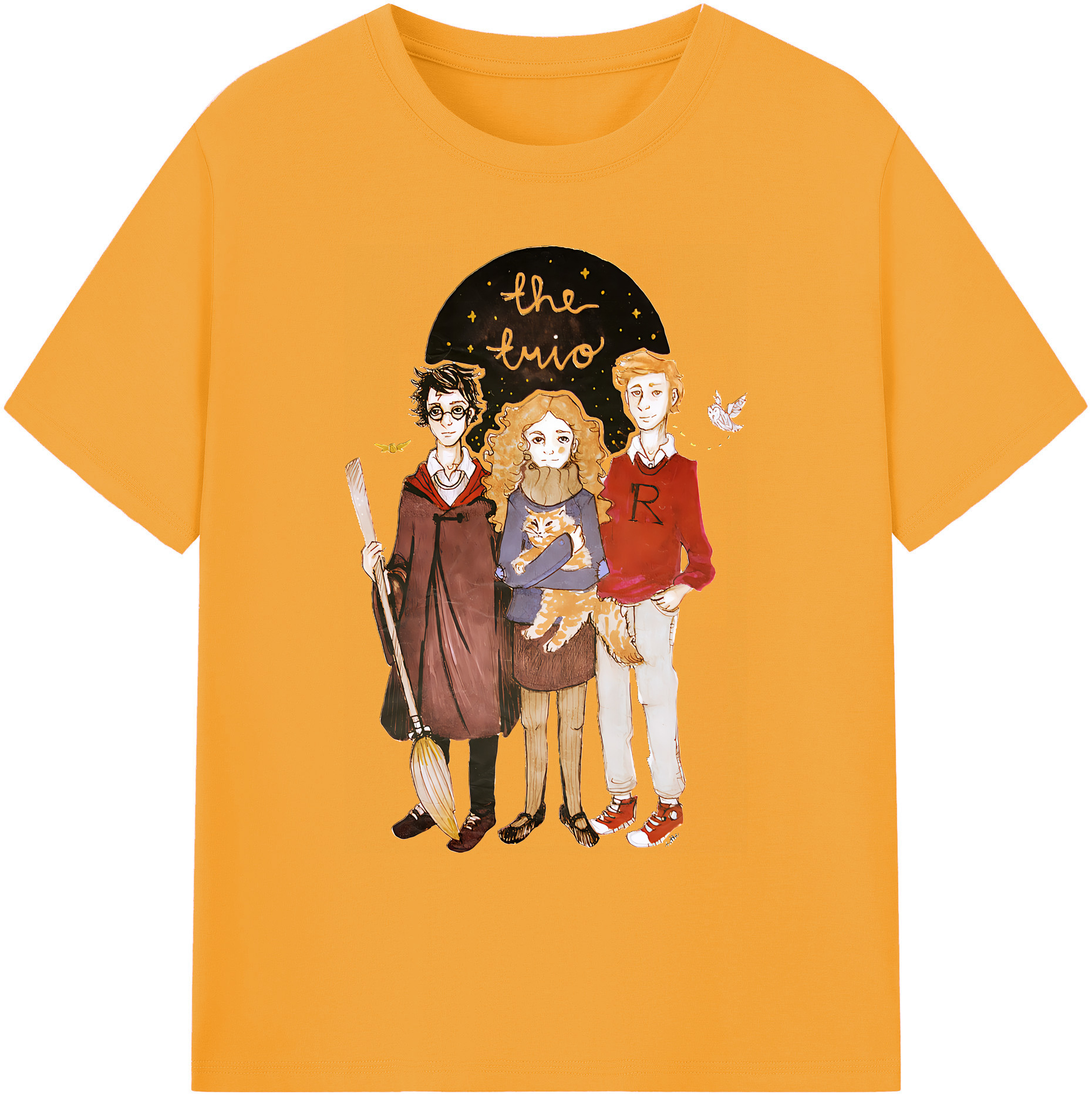 （画像用） Harry Potter ハリー・ポッターシリーズ 綿100％ メンズ半袖Tシャツ｜肌触りやわらか＆通気性