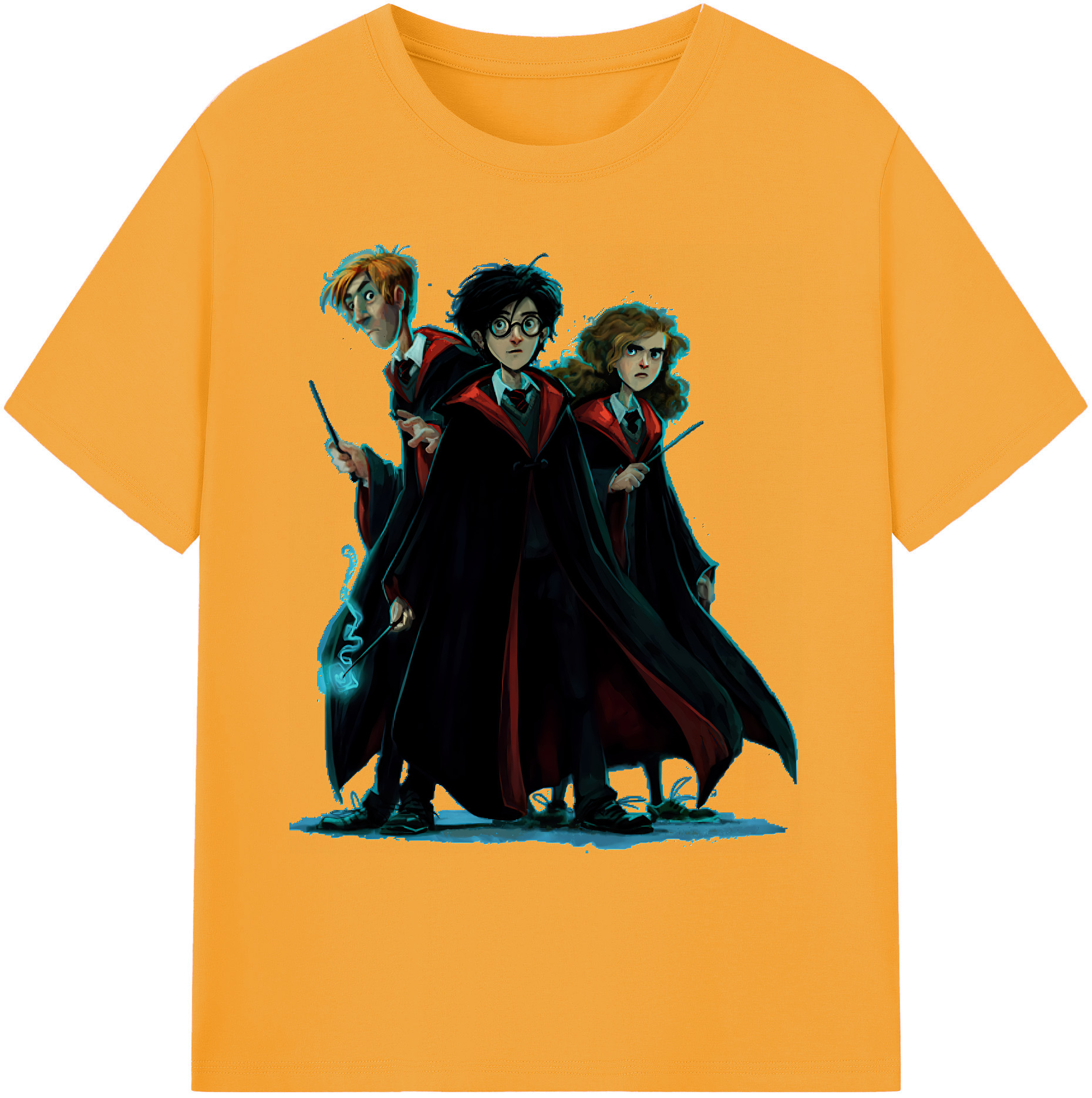 （画像用） Harry Potter ハリー・ポッターシリーズ 綿100％ メンズ半袖Tシャツ｜肌触りやわらか＆通気性