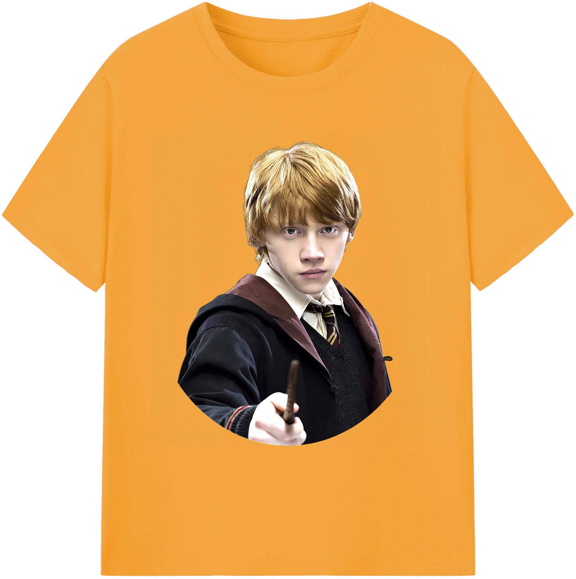 （画像用） Harry Potter ハリー・ポッターシリーズ 綿100％ メンズ半袖Tシャツ｜肌触りやわらか＆通気性