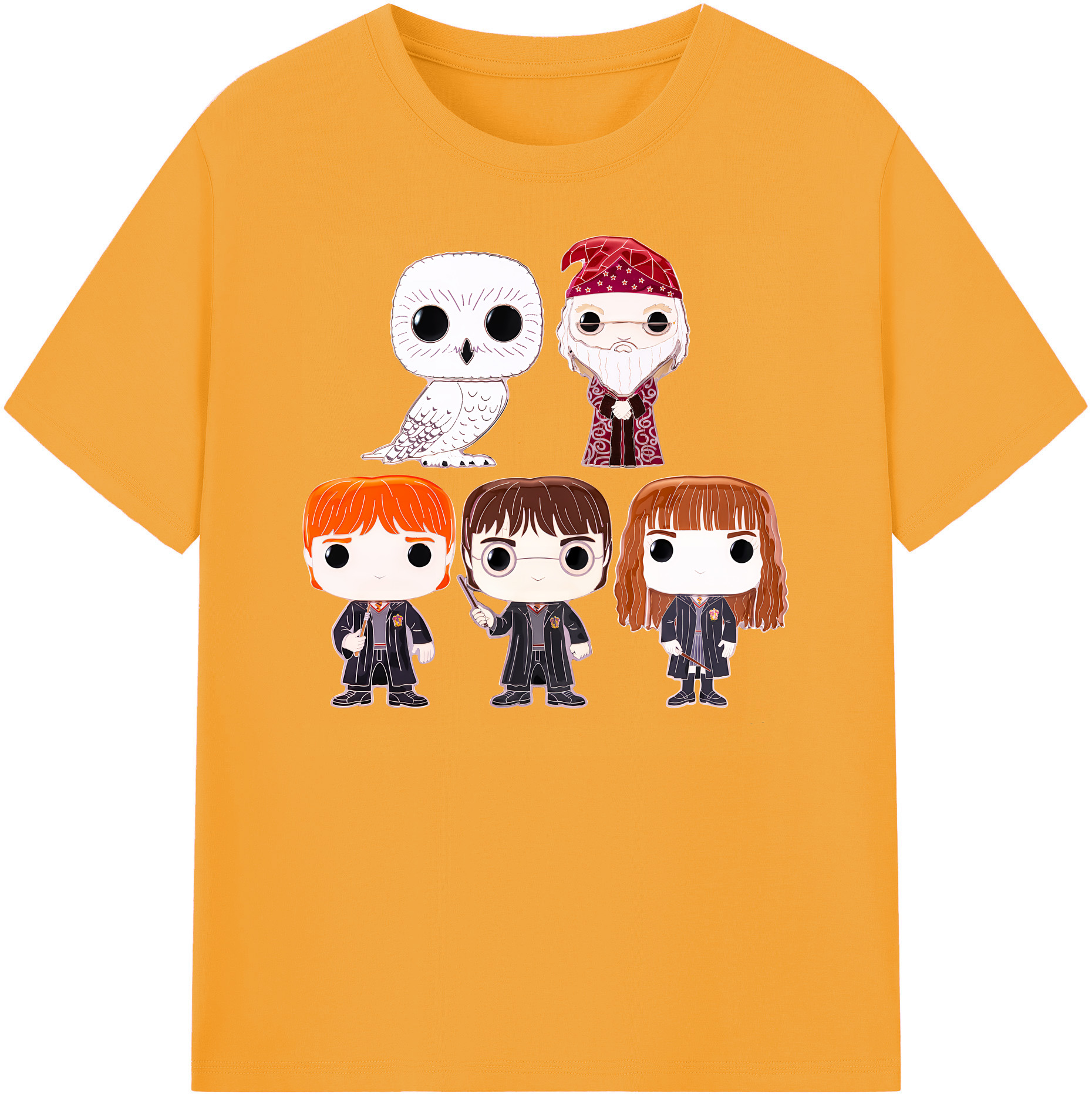 （画像用） Harry Potter ハリー・ポッターシリーズ 綿100％ メンズ半袖Tシャツ｜肌触りやわらか＆通気性