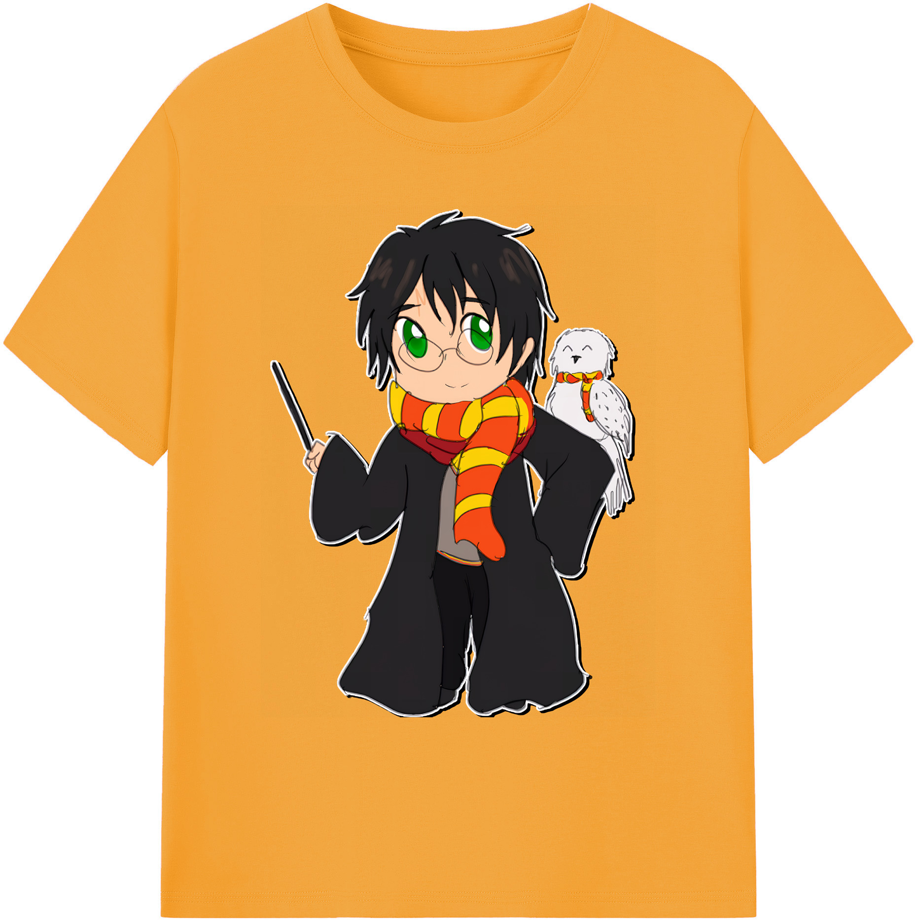 （画像用） Harry Potter ハリー・ポッターシリーズ 綿100％ メンズ半袖Tシャツ｜肌触りやわらか＆通気性