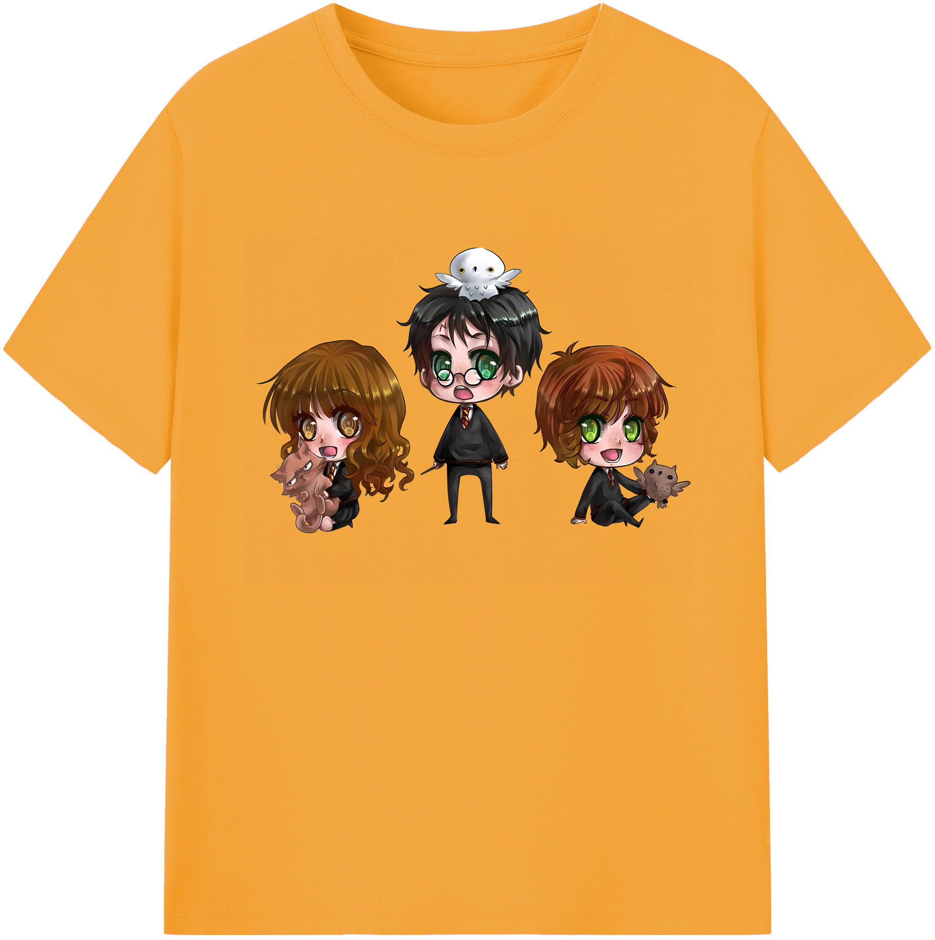 （画像用） Harry Potter ハリー・ポッターシリーズ 綿100％ メンズ半袖Tシャツ｜肌触りやわらか＆通気性