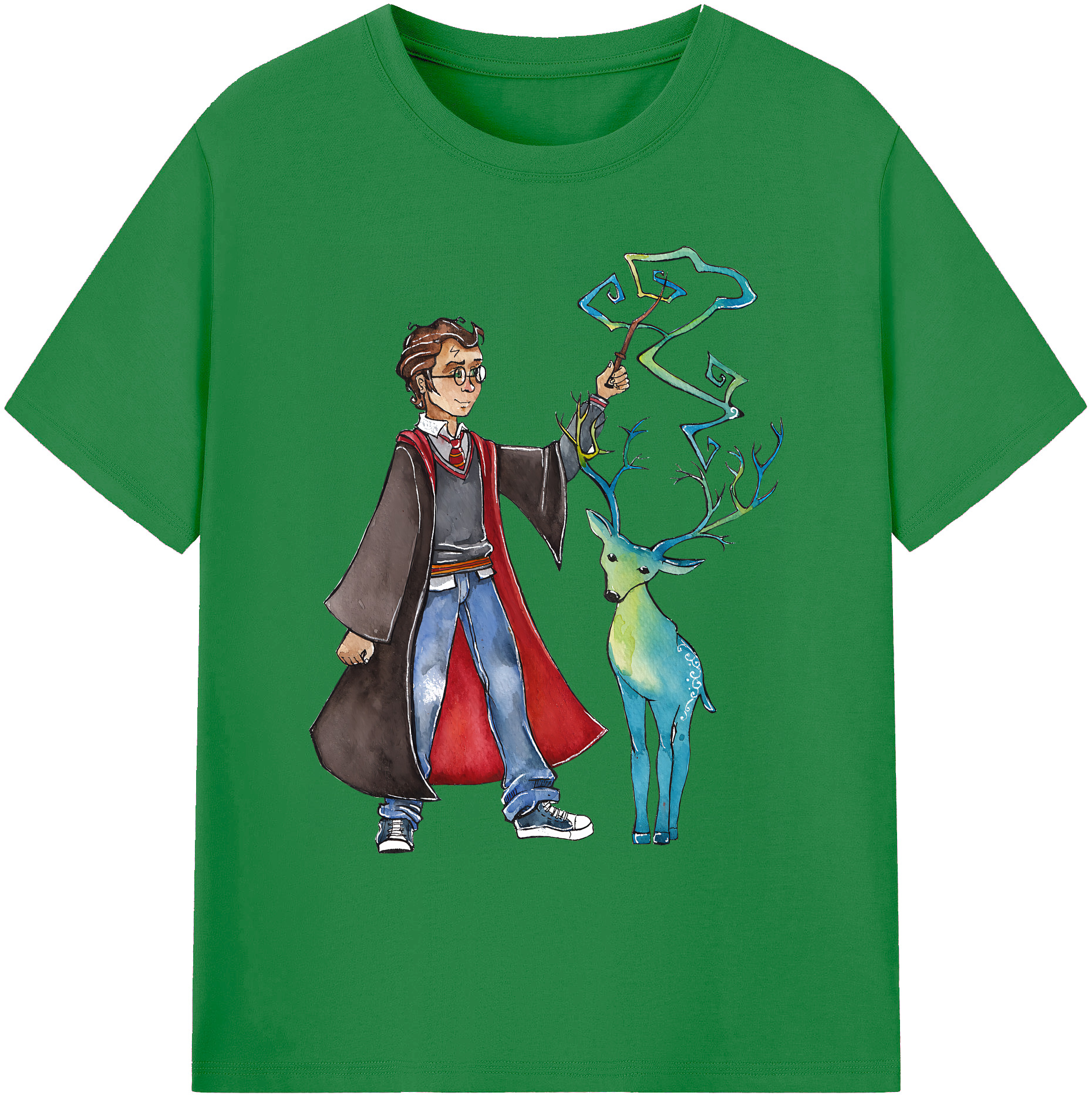 （画像用） Harry Potter ハリー・ポッターシリーズ 綿100％ メンズ半袖Tシャツ｜肌触りやわらか＆通気性