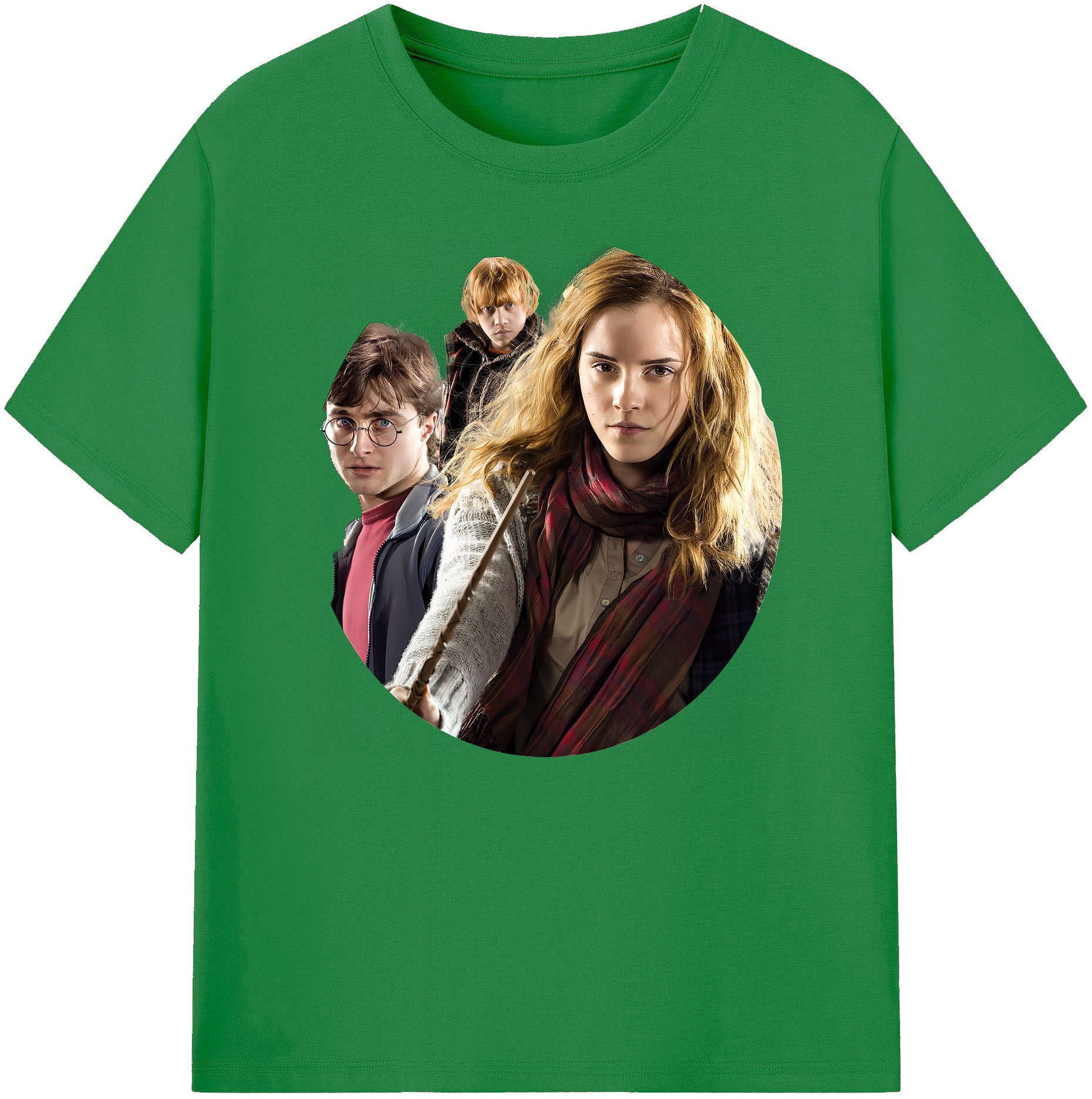 （画像用） Harry Potter ハリー・ポッターシリーズ 綿100％ メンズ半袖Tシャツ｜肌触りやわらか＆通気性