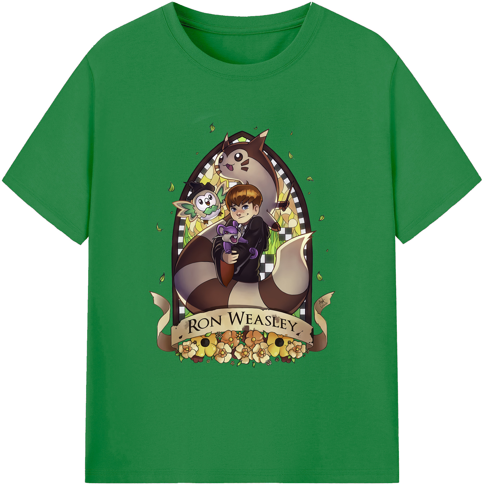 （画像用） Harry Potter ハリー・ポッターシリーズ 綿100％ メンズ半袖Tシャツ｜肌触りやわらか＆通気性
