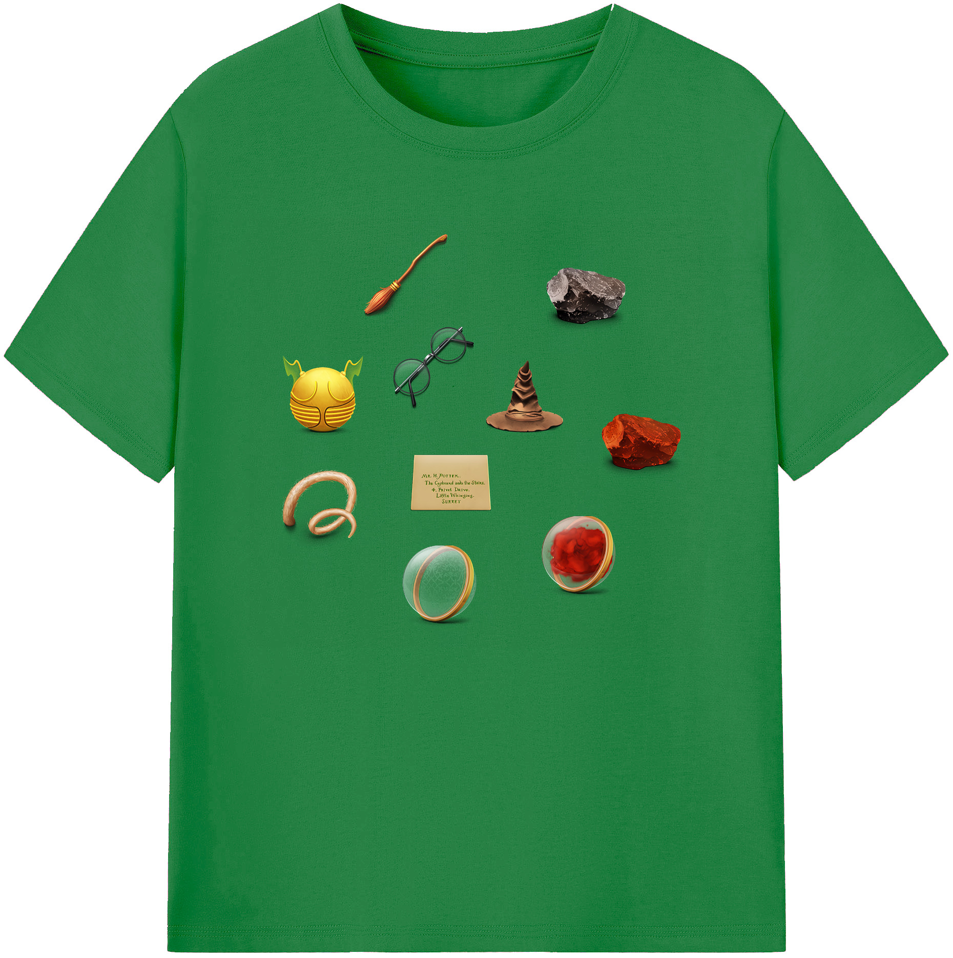 （画像用） Harry Potter ハリー・ポッターシリーズ 綿100％ メンズ半袖Tシャツ｜肌触りやわらか＆通気性