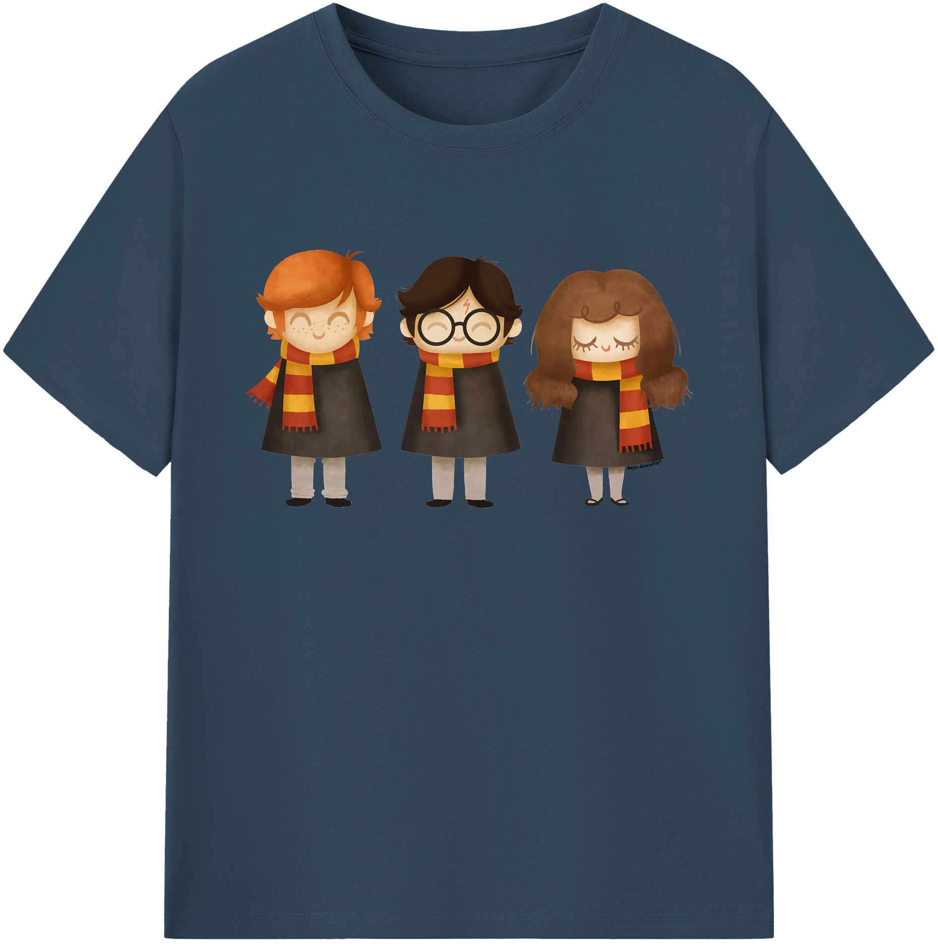（画像用） Harry Potter ハリー・ポッターシリーズ 綿100％ メンズ半袖Tシャツ｜肌触りやわらか＆通気性