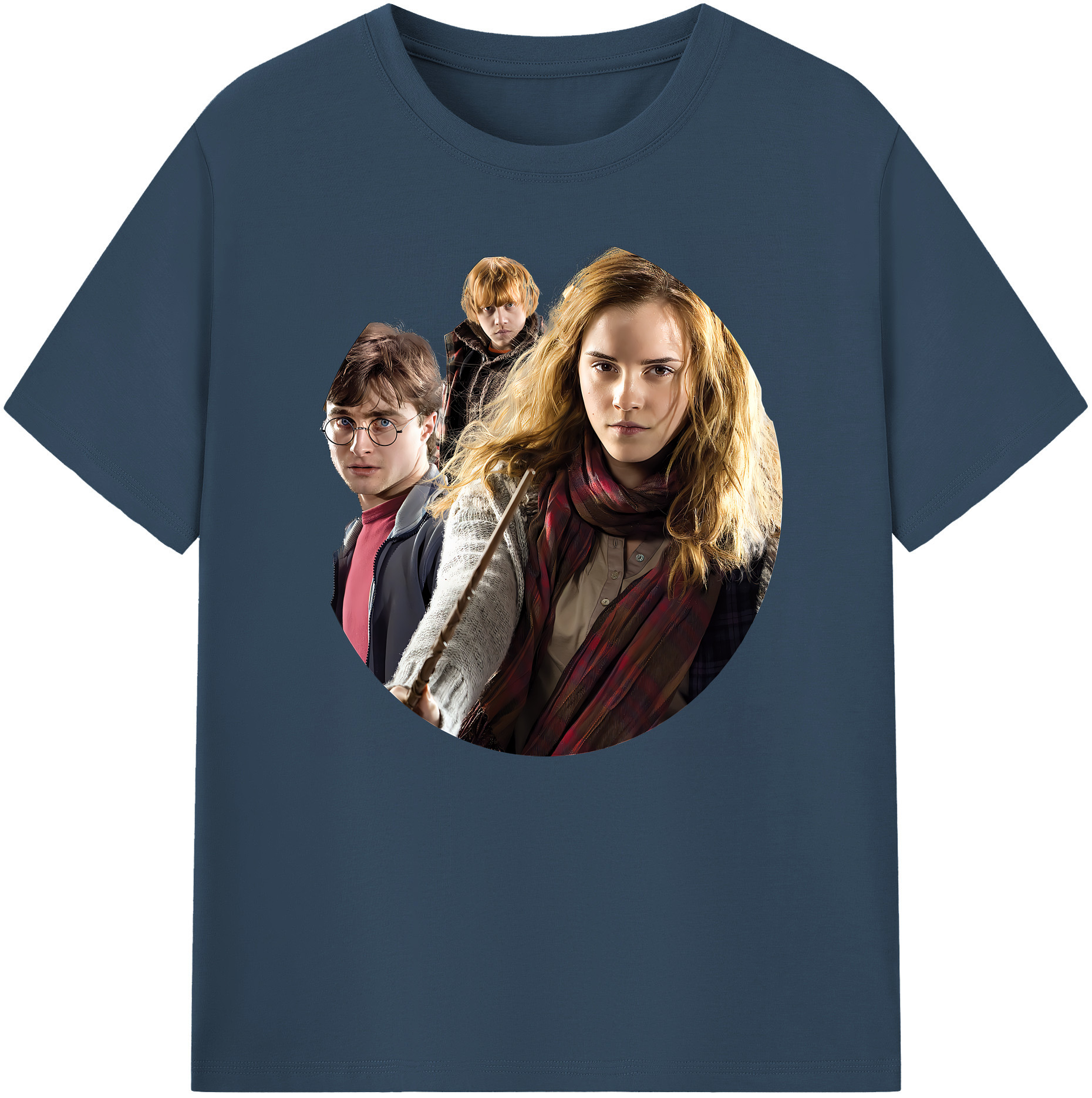 （画像用） Harry Potter ハリー・ポッターシリーズ 綿100％ メンズ半袖Tシャツ｜肌触りやわらか＆通気性