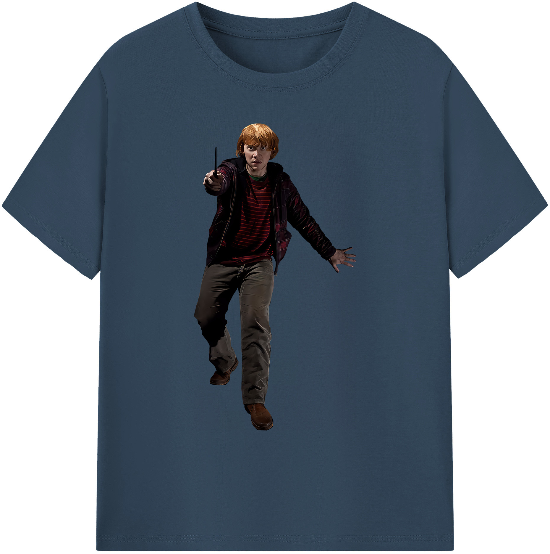 （画像用） Harry Potter ハリー・ポッターシリーズ 綿100％ メンズ半袖Tシャツ｜肌触りやわらか＆通気性