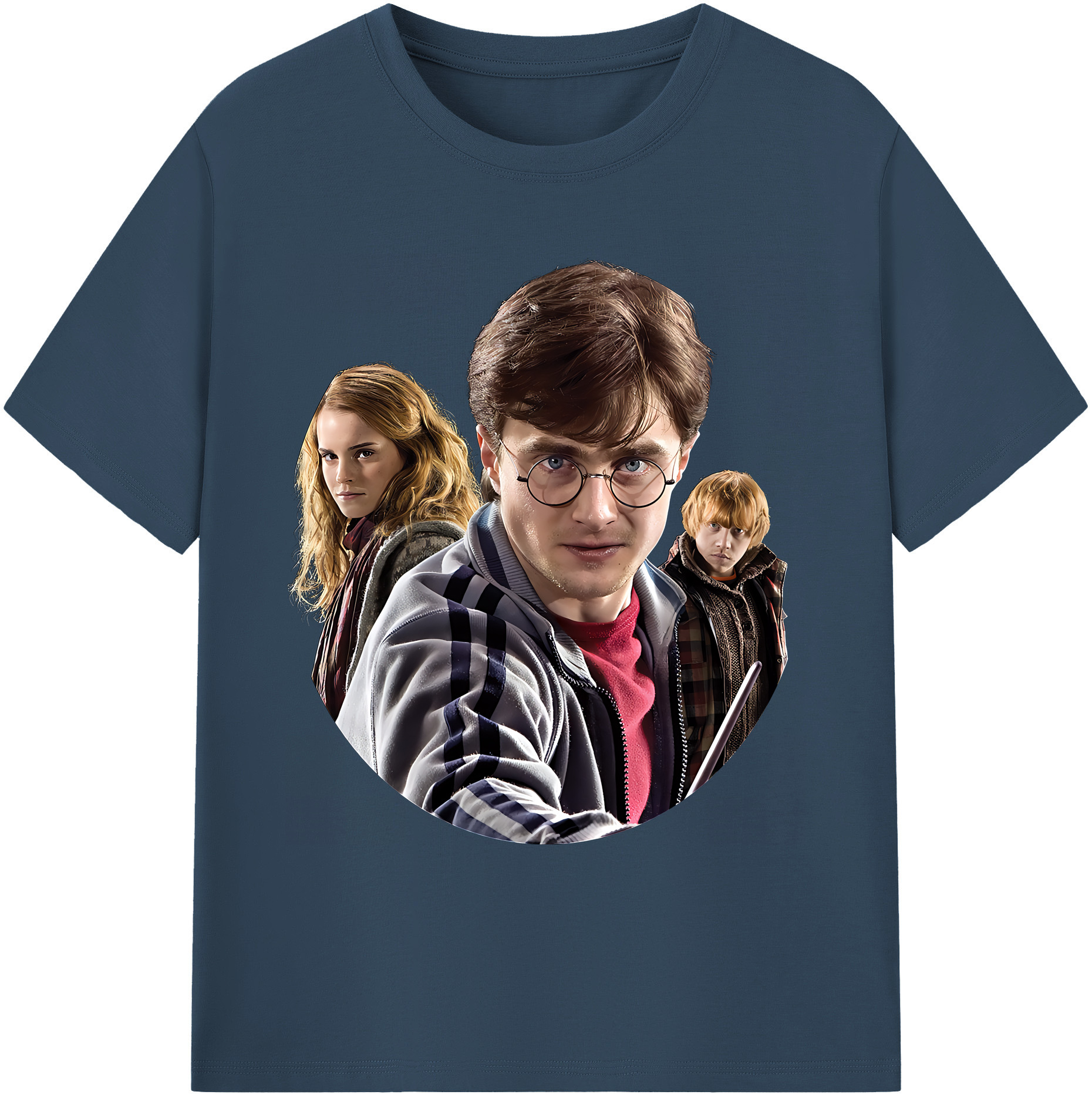 （画像用） Harry Potter ハリー・ポッターシリーズ 綿100％ メンズ半袖Tシャツ｜肌触りやわらか＆通気性