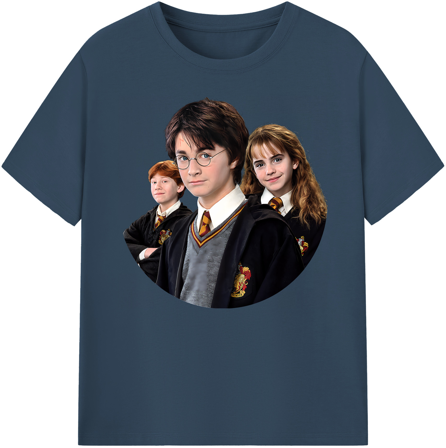 （画像用） Harry Potter ハリー・ポッターシリーズ 綿100％ メンズ半袖Tシャツ｜肌触りやわらか＆通気性