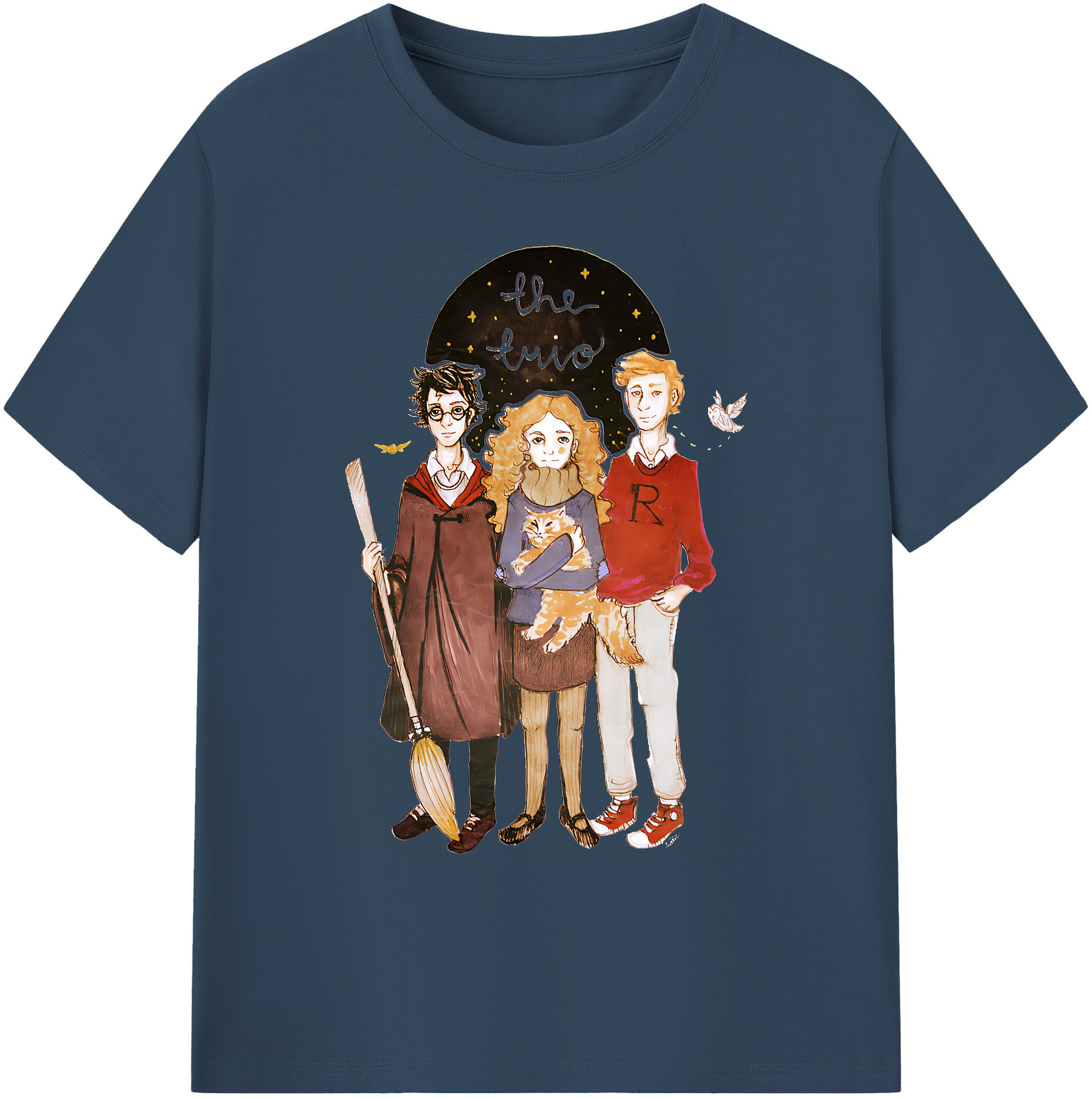 （画像用） Harry Potter ハリー・ポッターシリーズ 綿100％ メンズ半袖Tシャツ｜肌触りやわらか＆通気性