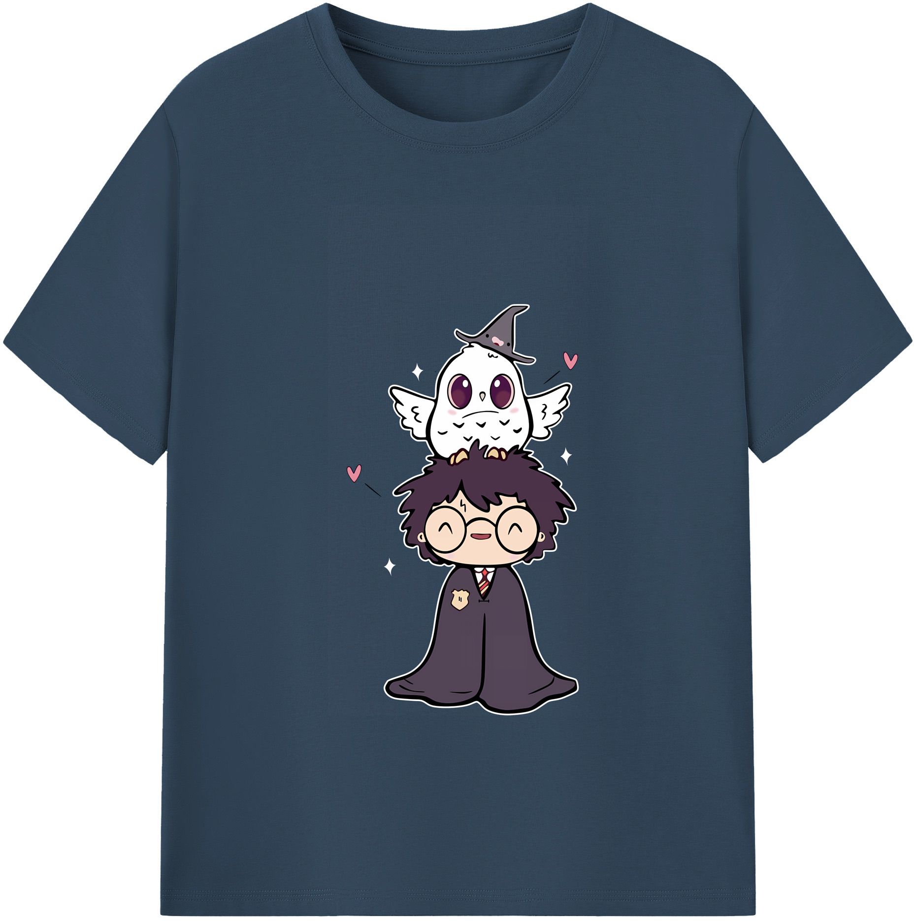 （画像用） Harry Potter ハリー・ポッターシリーズ 綿100％ メンズ半袖Tシャツ｜肌触りやわらか＆通気性