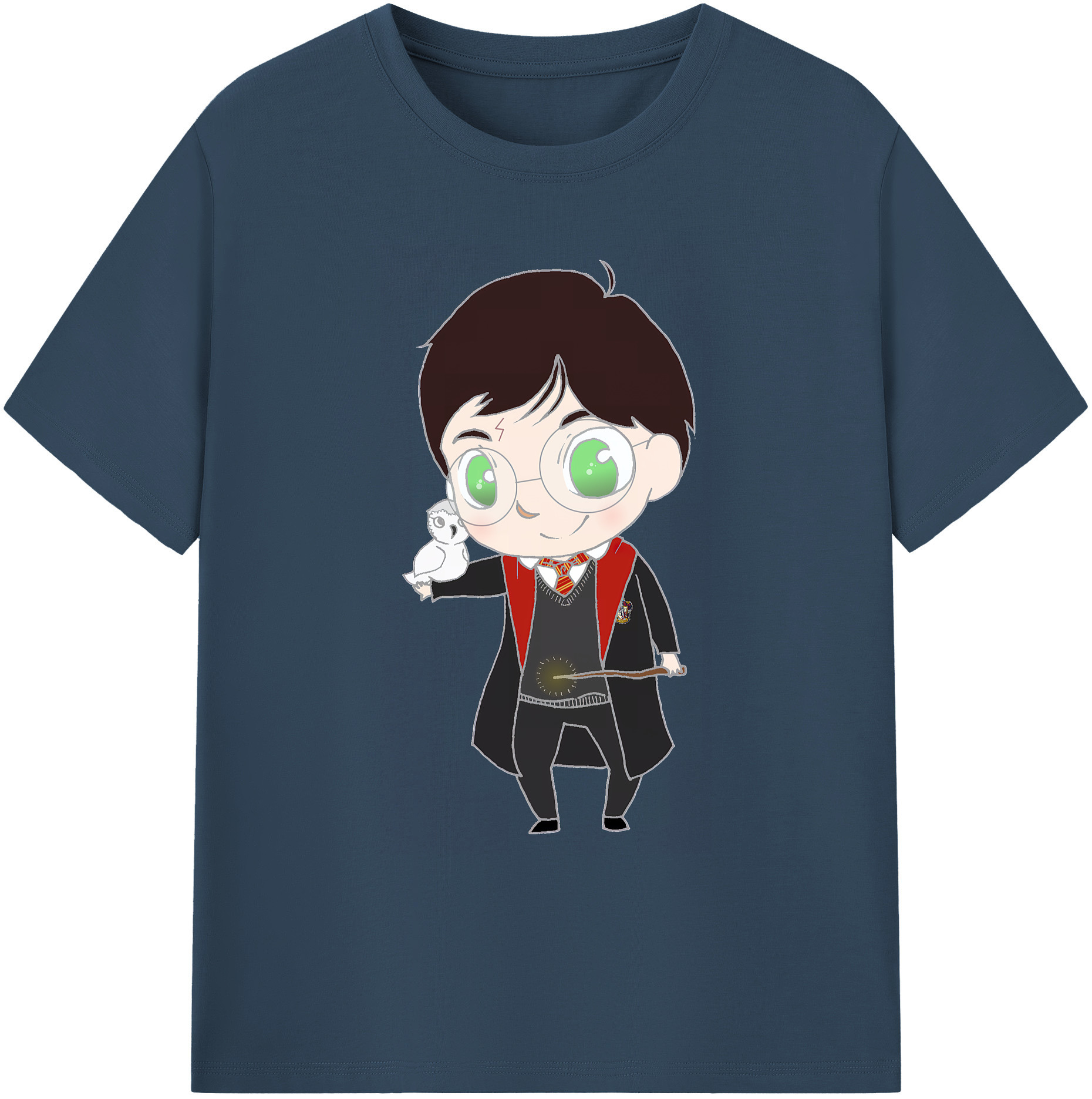 （画像用） Harry Potter ハリー・ポッターシリーズ 綿100％ メンズ半袖Tシャツ｜肌触りやわらか＆通気性