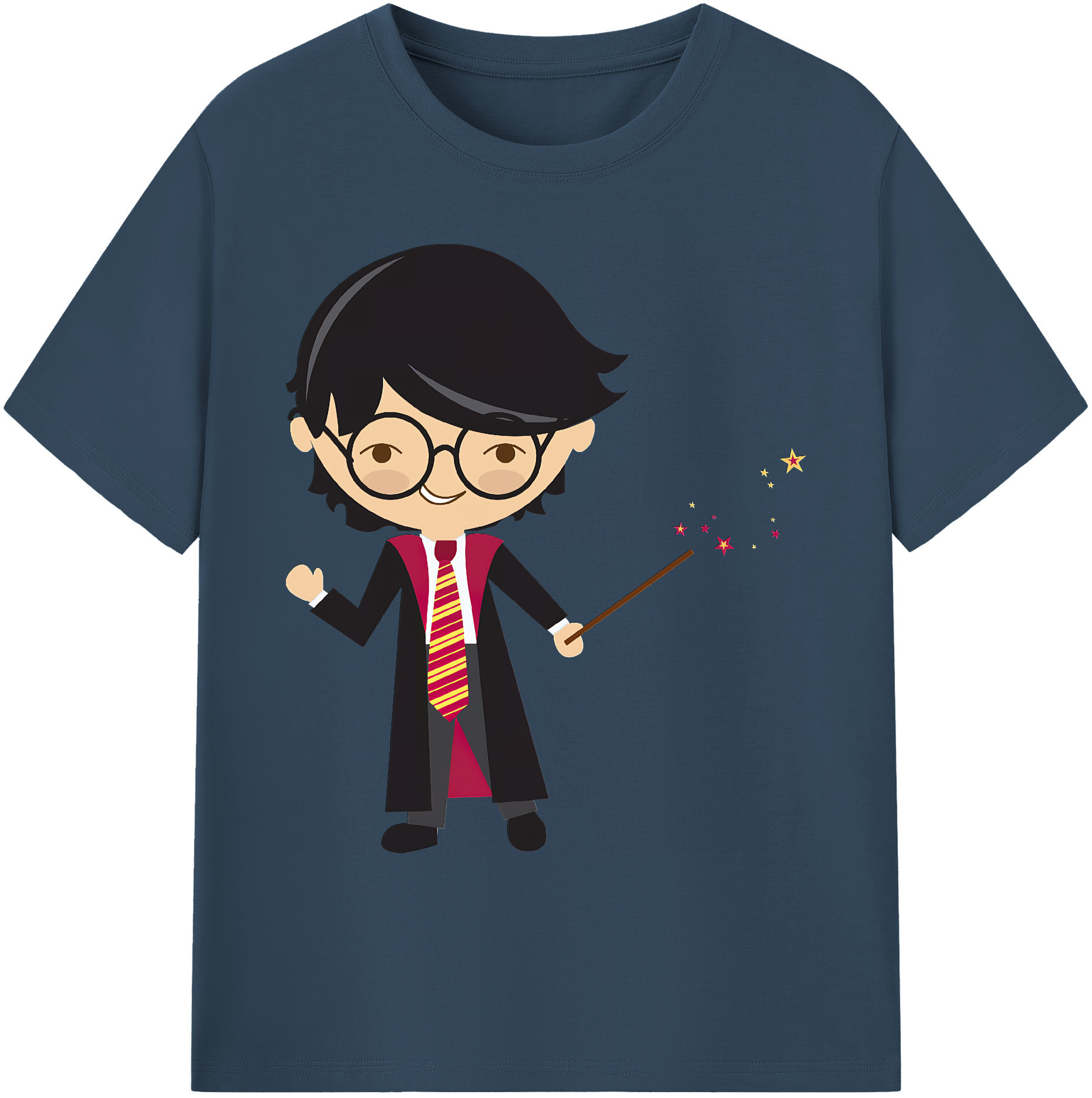 （画像用） Harry Potter ハリー・ポッターシリーズ 綿100％ メンズ半袖Tシャツ｜肌触りやわらか＆通気性