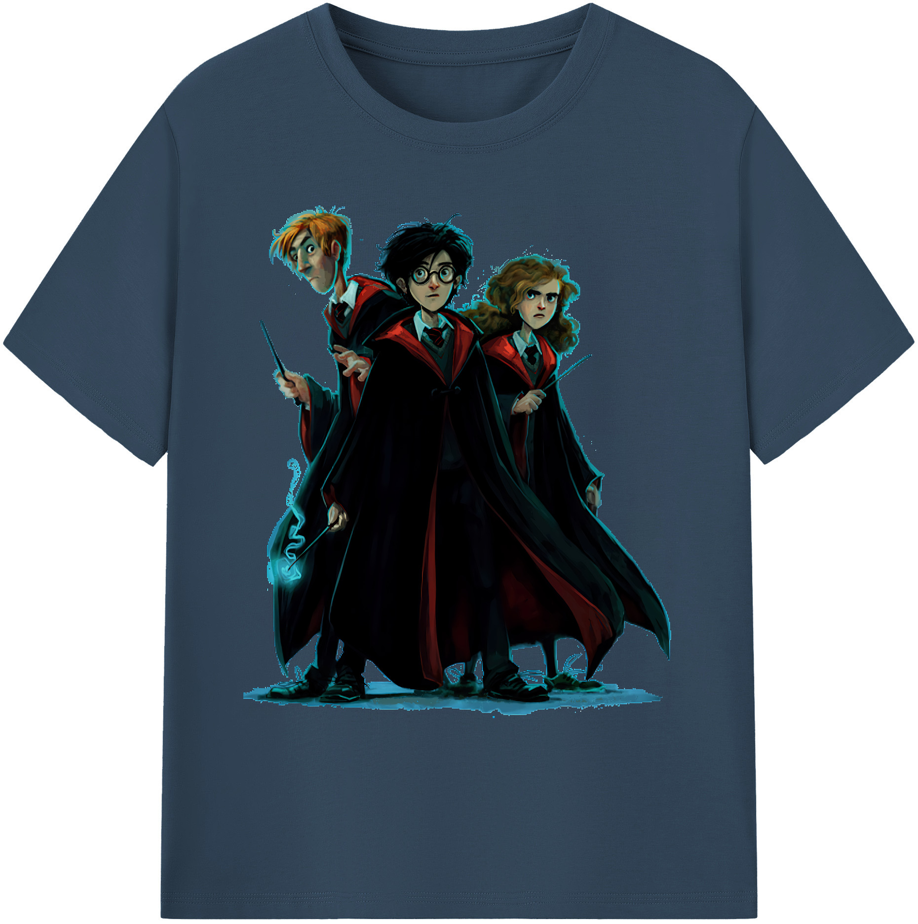 （画像用） Harry Potter ハリー・ポッターシリーズ 綿100％ メンズ半袖Tシャツ｜肌触りやわらか＆通気性