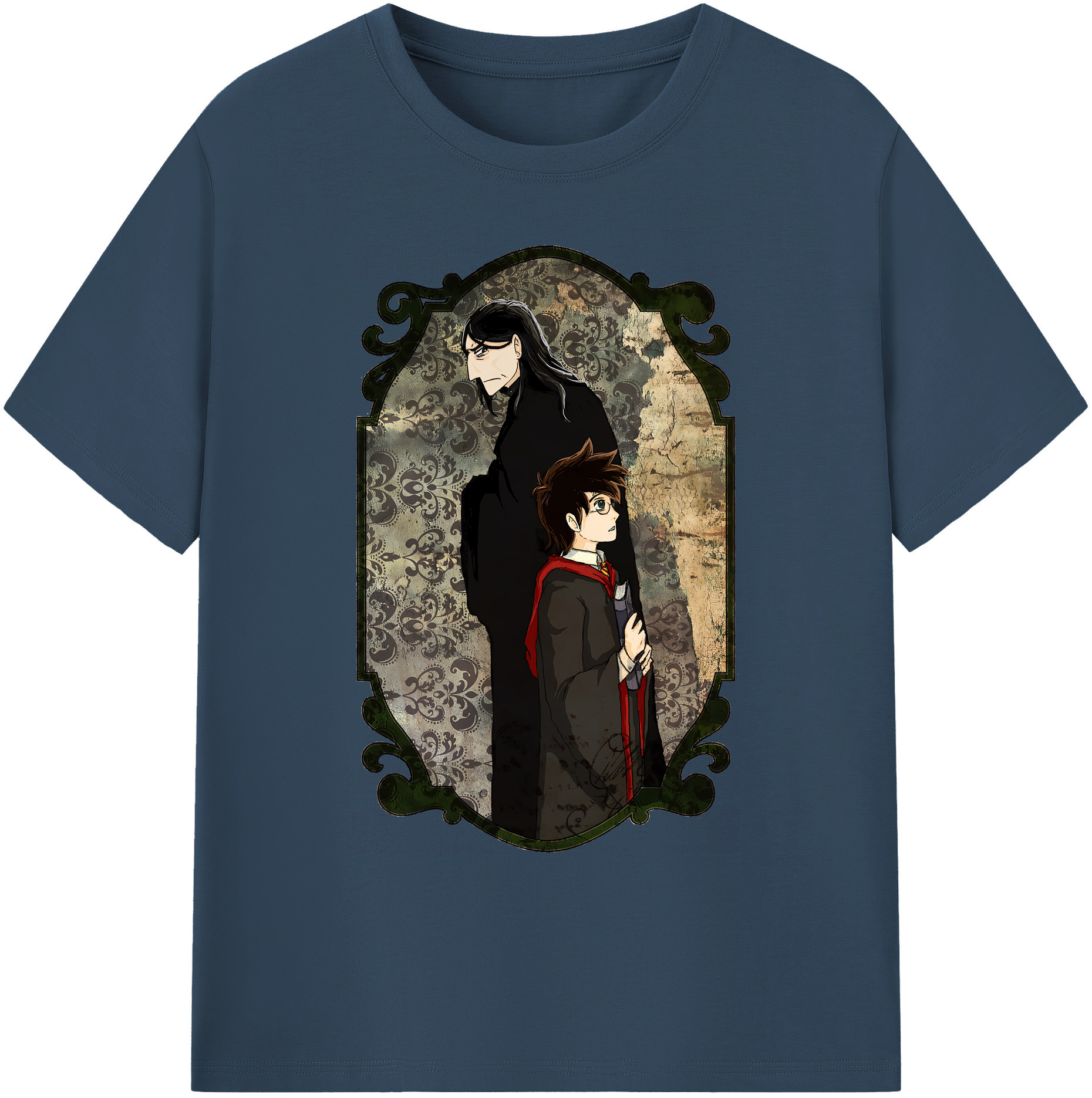 （画像用） Harry Potter ハリー・ポッターシリーズ 綿100％ メンズ半袖Tシャツ｜肌触りやわらか＆通気性