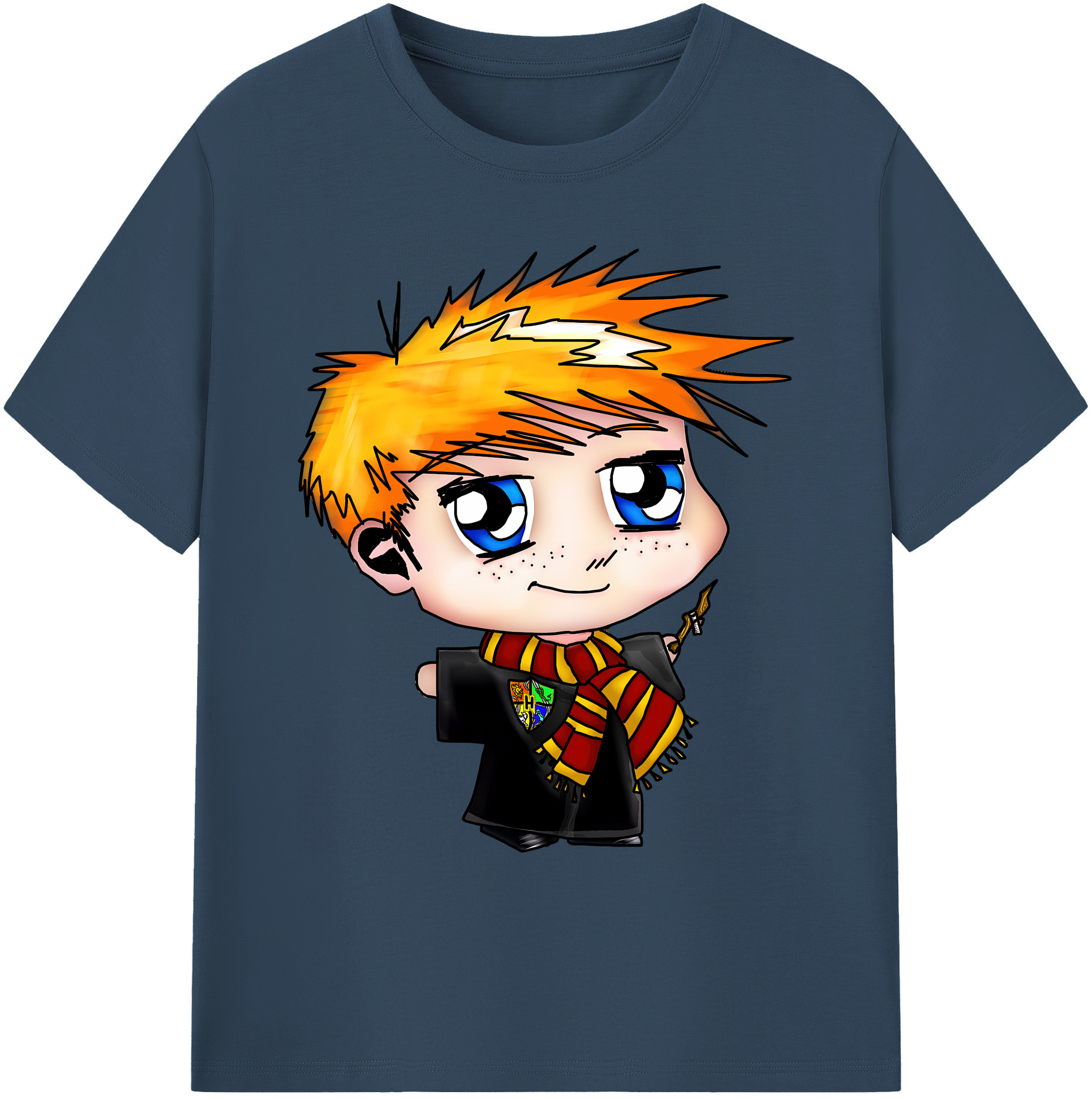 （画像用） Harry Potter ハリー・ポッターシリーズ 綿100％ メンズ半袖Tシャツ｜肌触りやわらか＆通気性