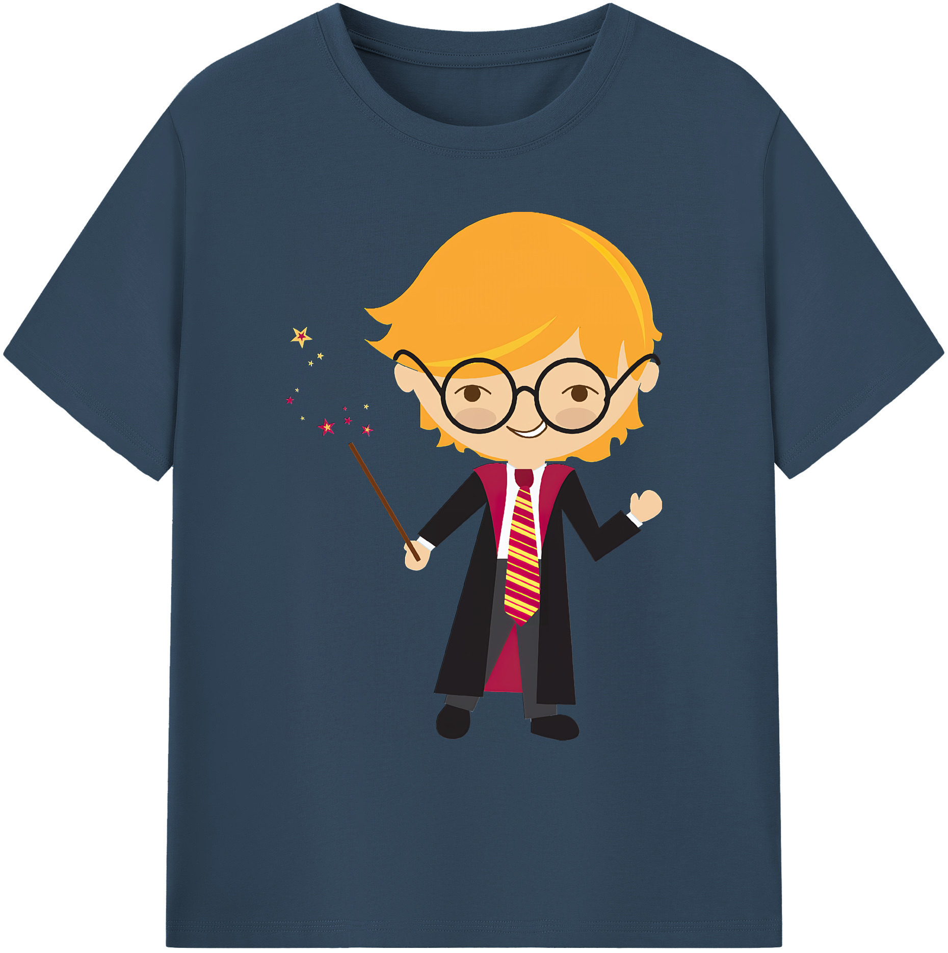 （画像用） Harry Potter ハリー・ポッターシリーズ 綿100％ メンズ半袖Tシャツ｜肌触りやわらか＆通気性