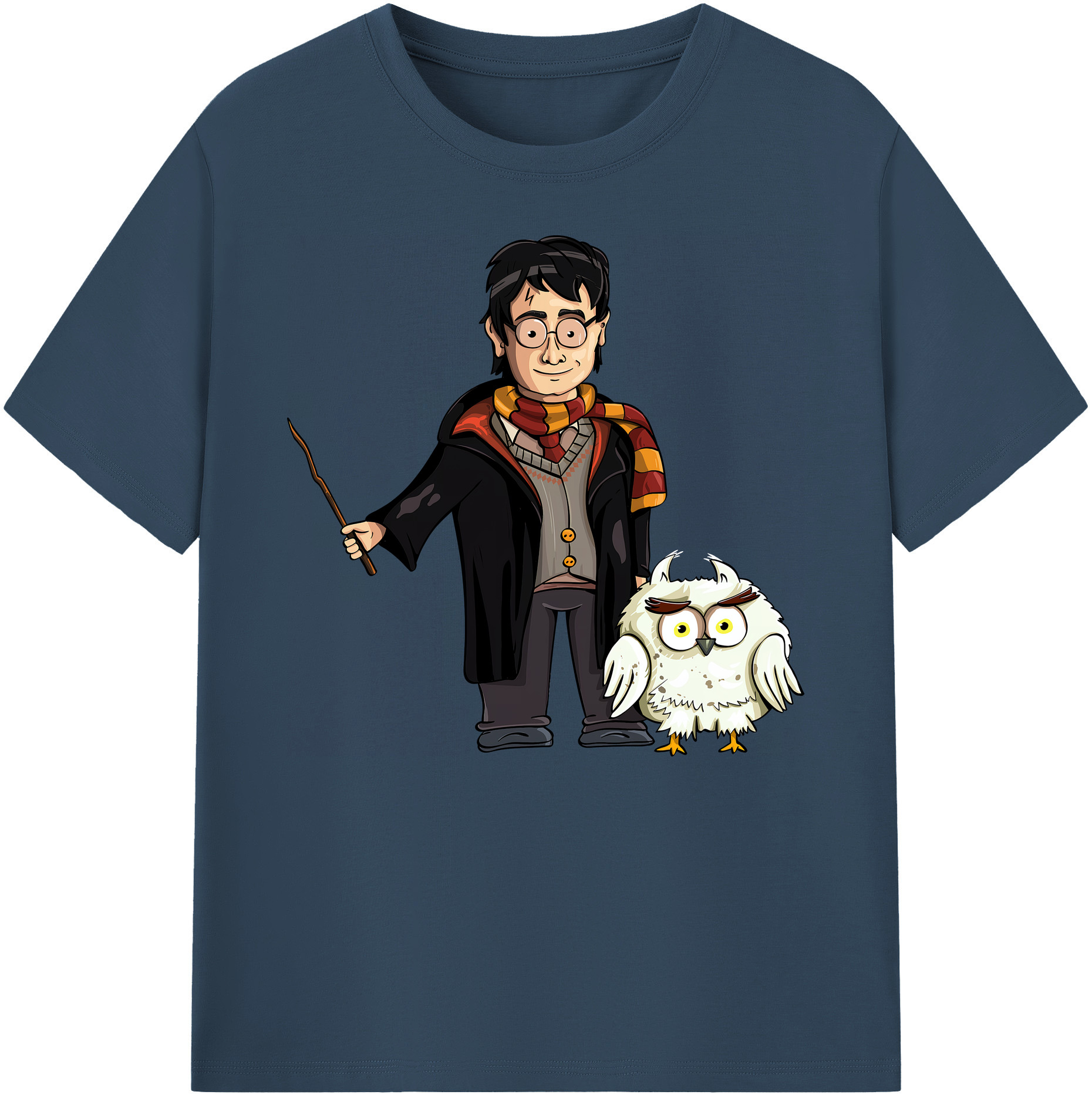（画像用） Harry Potter ハリー・ポッターシリーズ 綿100％ メンズ半袖Tシャツ｜肌触りやわらか＆通気性
