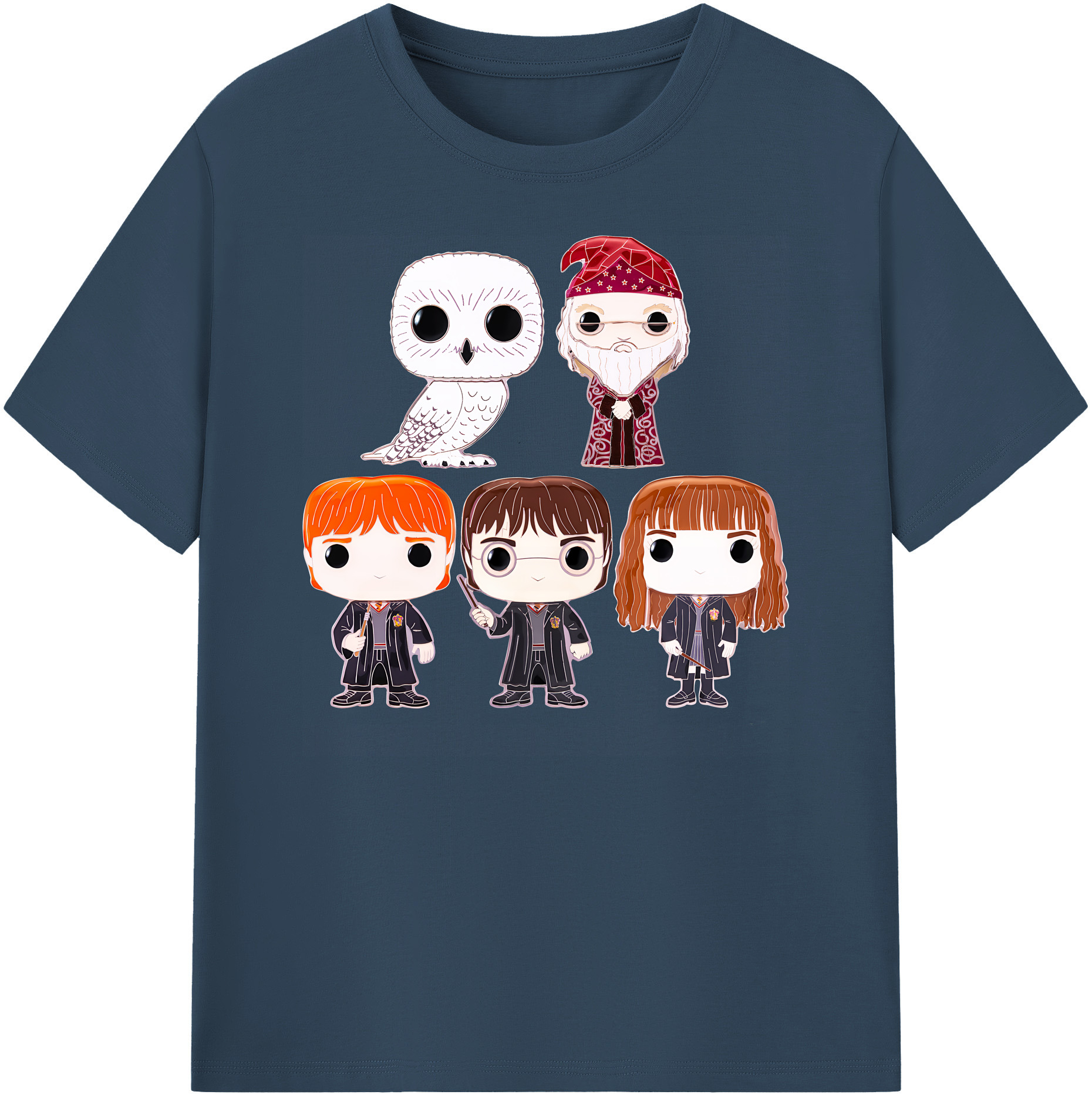 （画像用） Harry Potter ハリー・ポッターシリーズ 綿100％ メンズ半袖Tシャツ｜肌触りやわらか＆通気性
