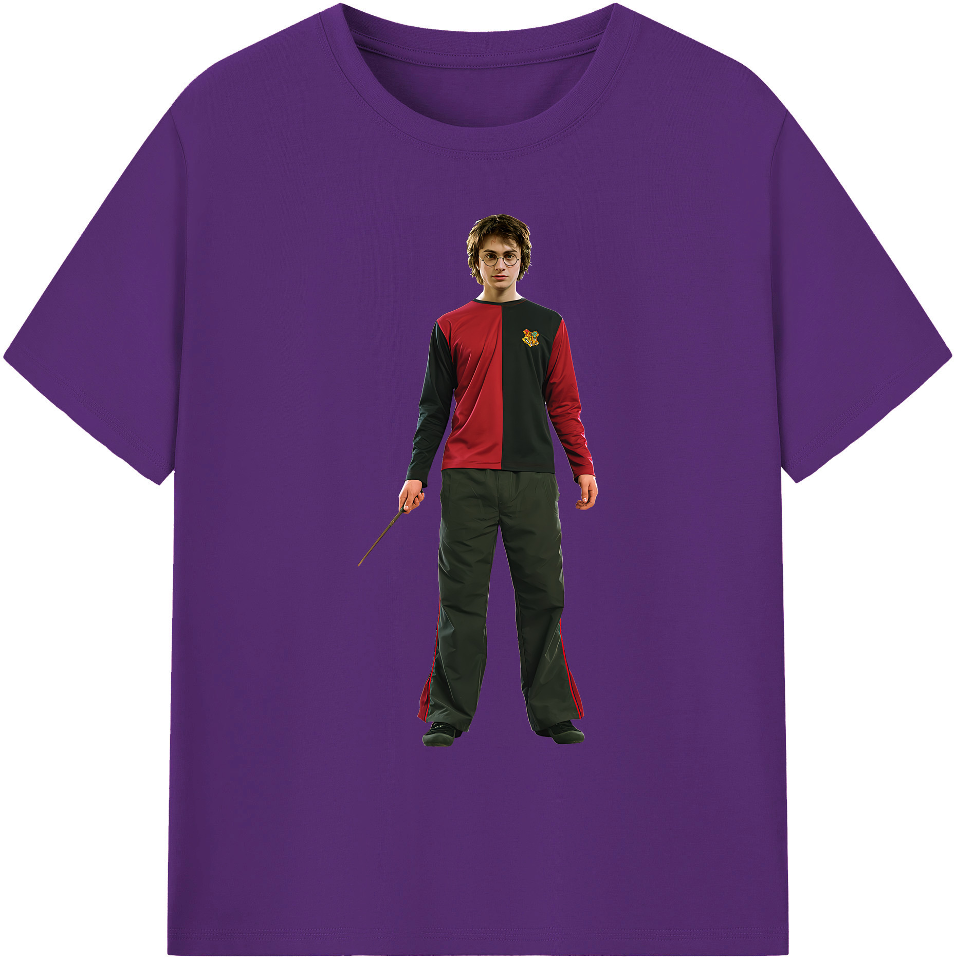 （画像用） Harry Potter ハリー・ポッターシリーズ 綿100％ メンズ半袖Tシャツ｜肌触りやわらか＆通気性