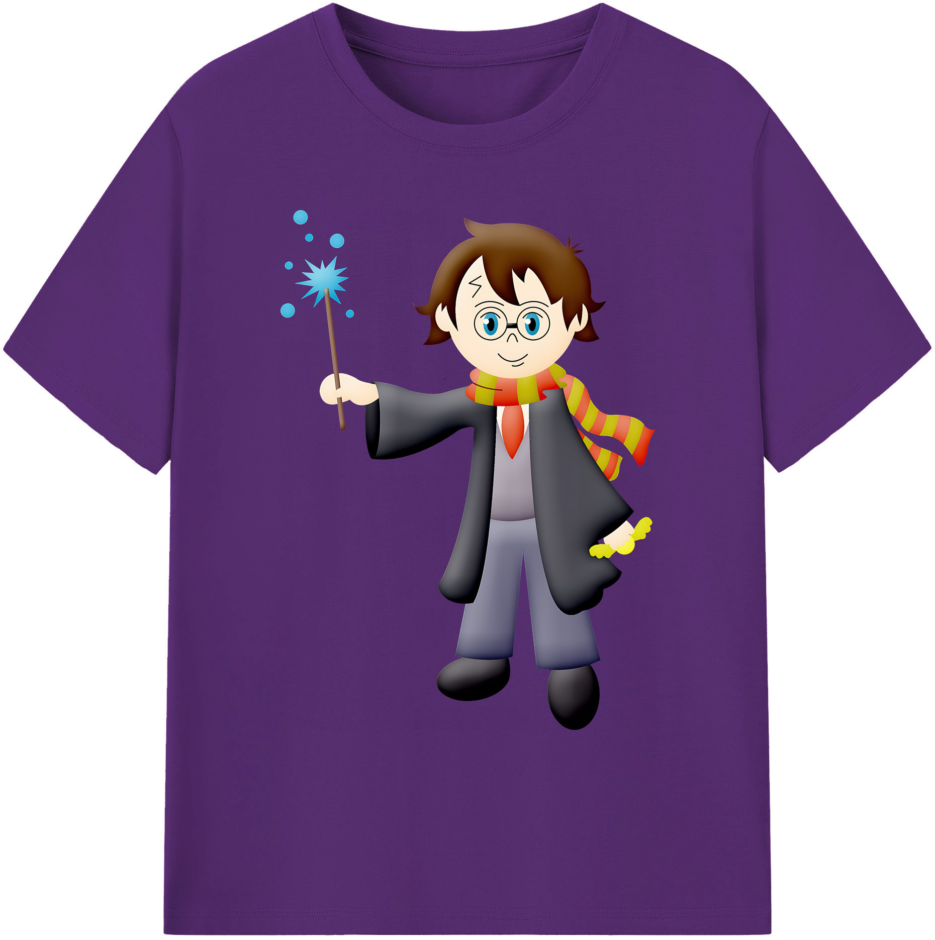 （画像用） Harry Potter ハリー・ポッターシリーズ 綿100％ メンズ半袖Tシャツ｜肌触りやわらか＆通気性