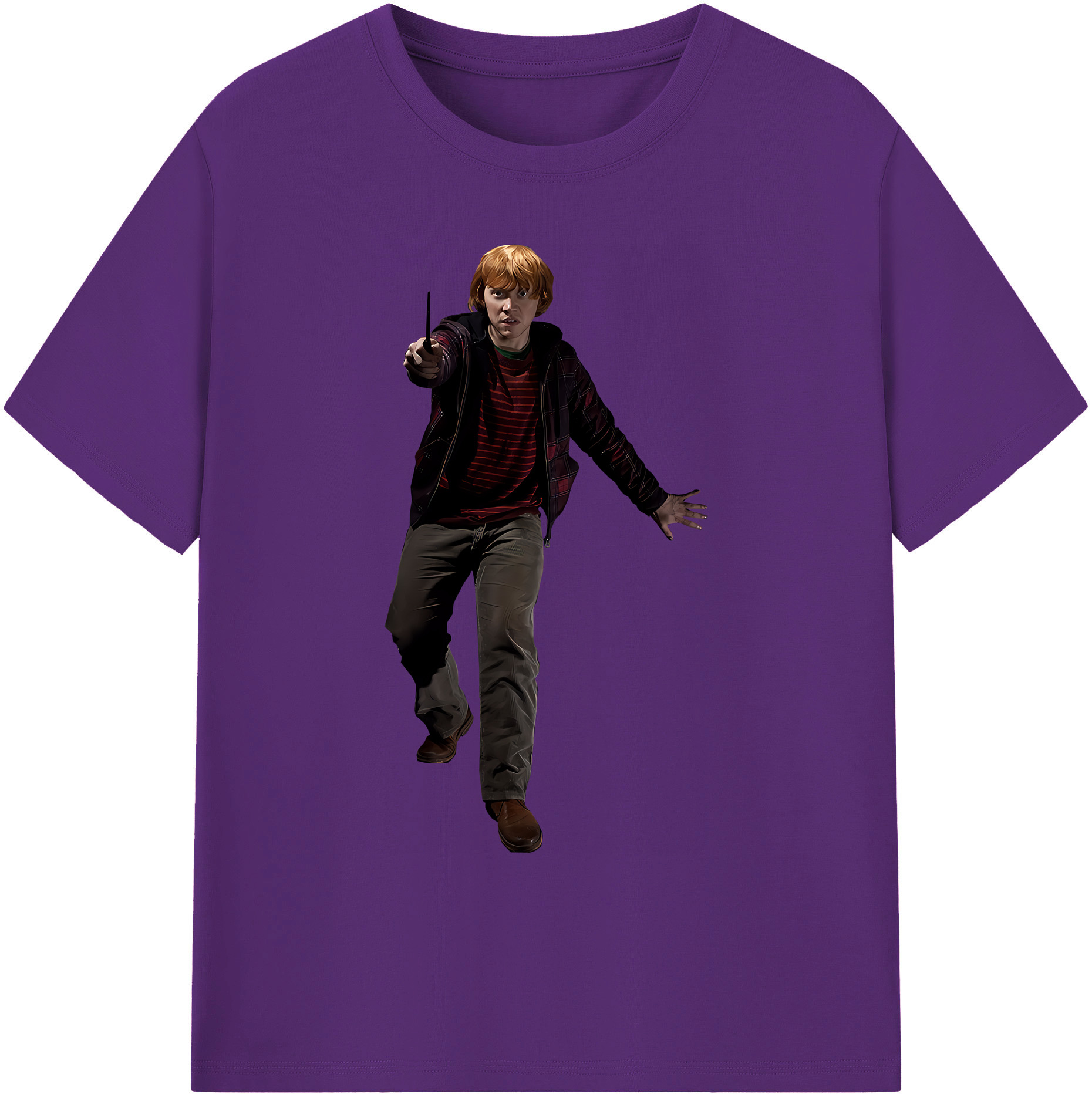 （画像用） Harry Potter ハリー・ポッターシリーズ 綿100％ メンズ半袖Tシャツ｜肌触りやわらか＆通気性