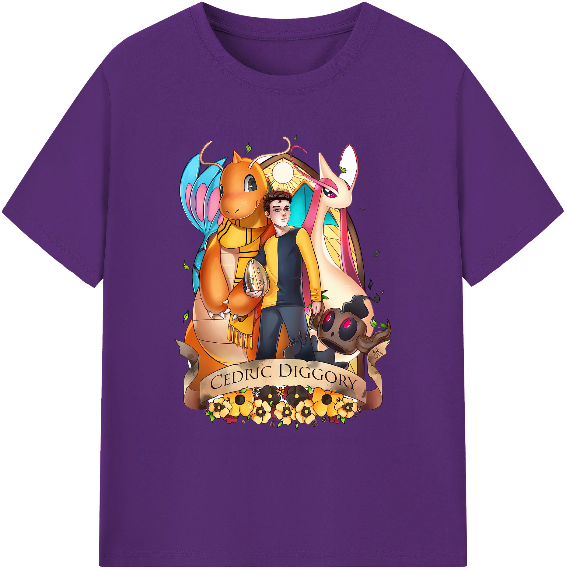 （画像用） Harry Potter ハリー・ポッターシリーズ 綿100％ メンズ半袖Tシャツ｜肌触りやわらか＆通気性