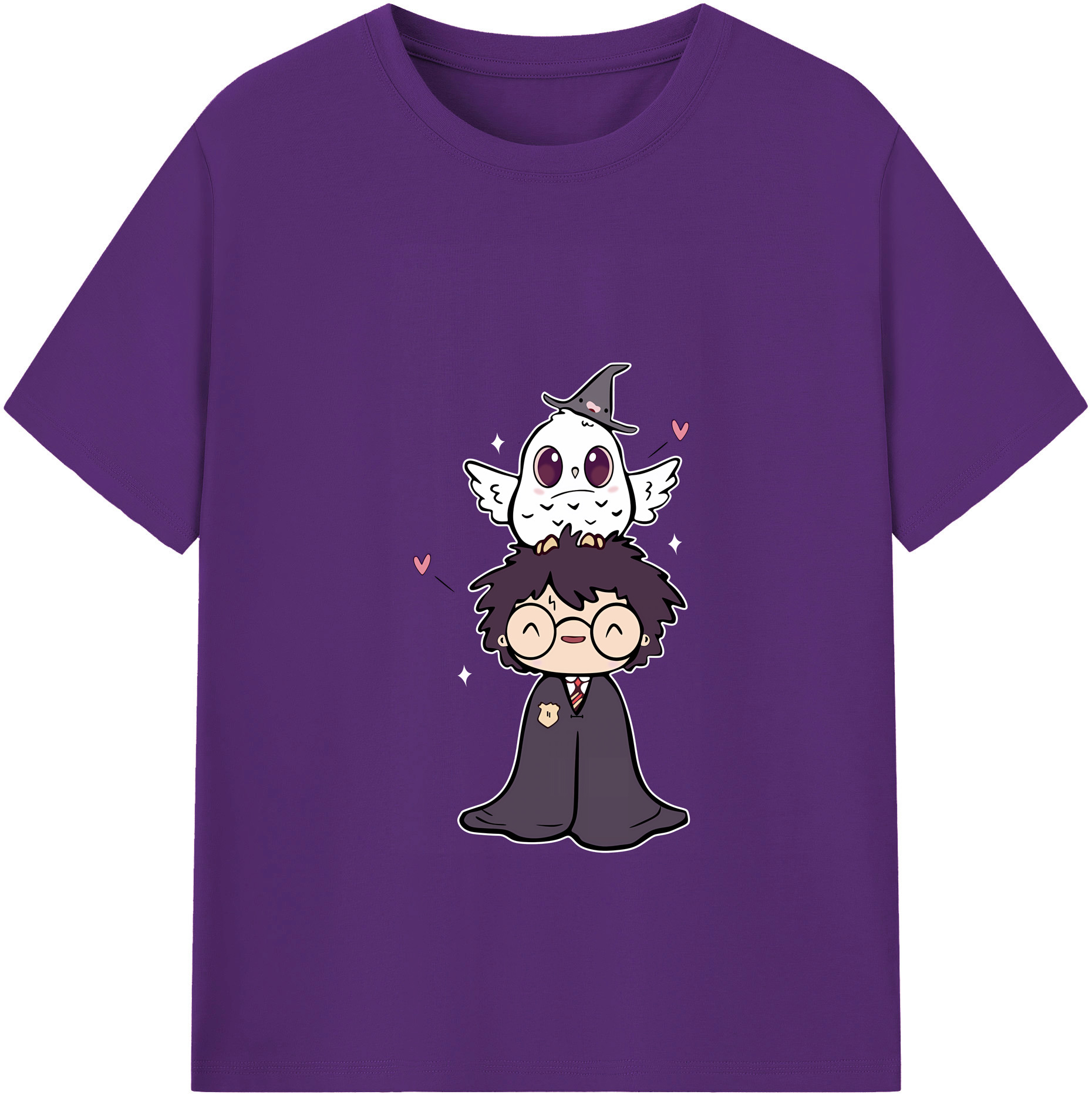 （画像用） Harry Potter ハリー・ポッターシリーズ 綿100％ メンズ半袖Tシャツ｜肌触りやわらか＆通気性