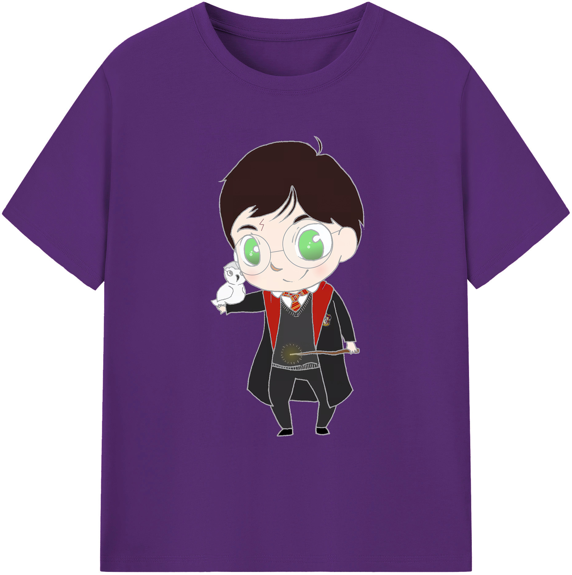 （画像用） Harry Potter ハリー・ポッターシリーズ 綿100％ メンズ半袖Tシャツ｜肌触りやわらか＆通気性