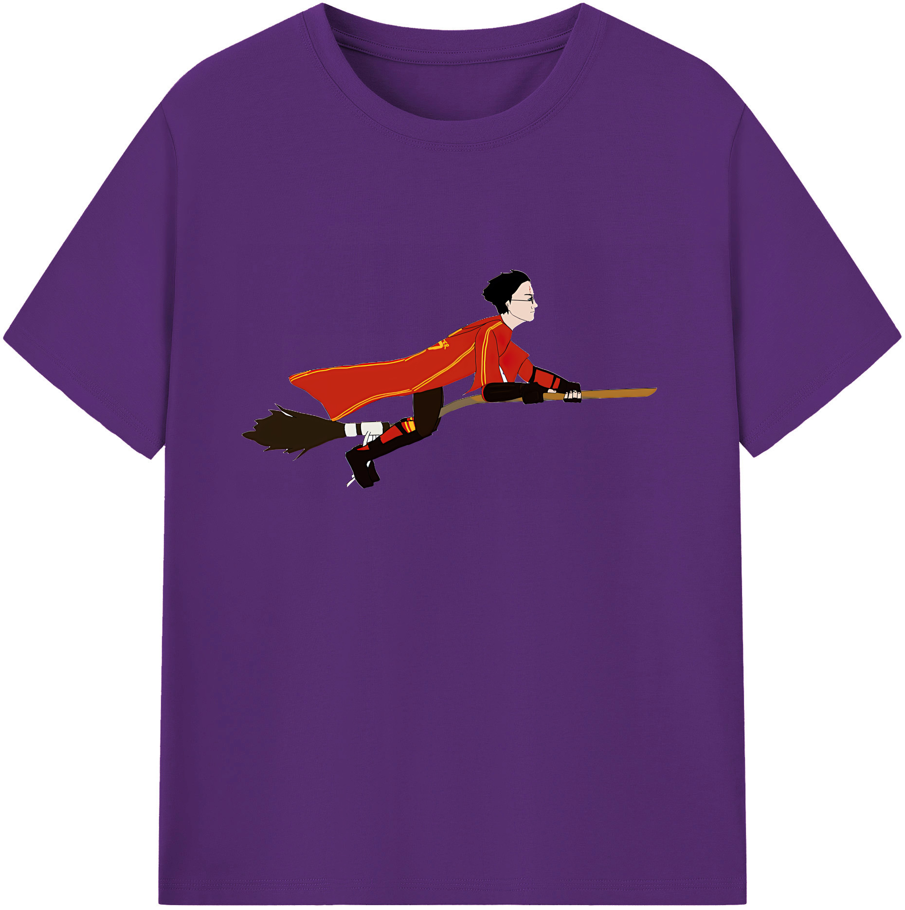 （画像用） Harry Potter ハリー・ポッターシリーズ 綿100％ メンズ半袖Tシャツ｜肌触りやわらか＆通気性